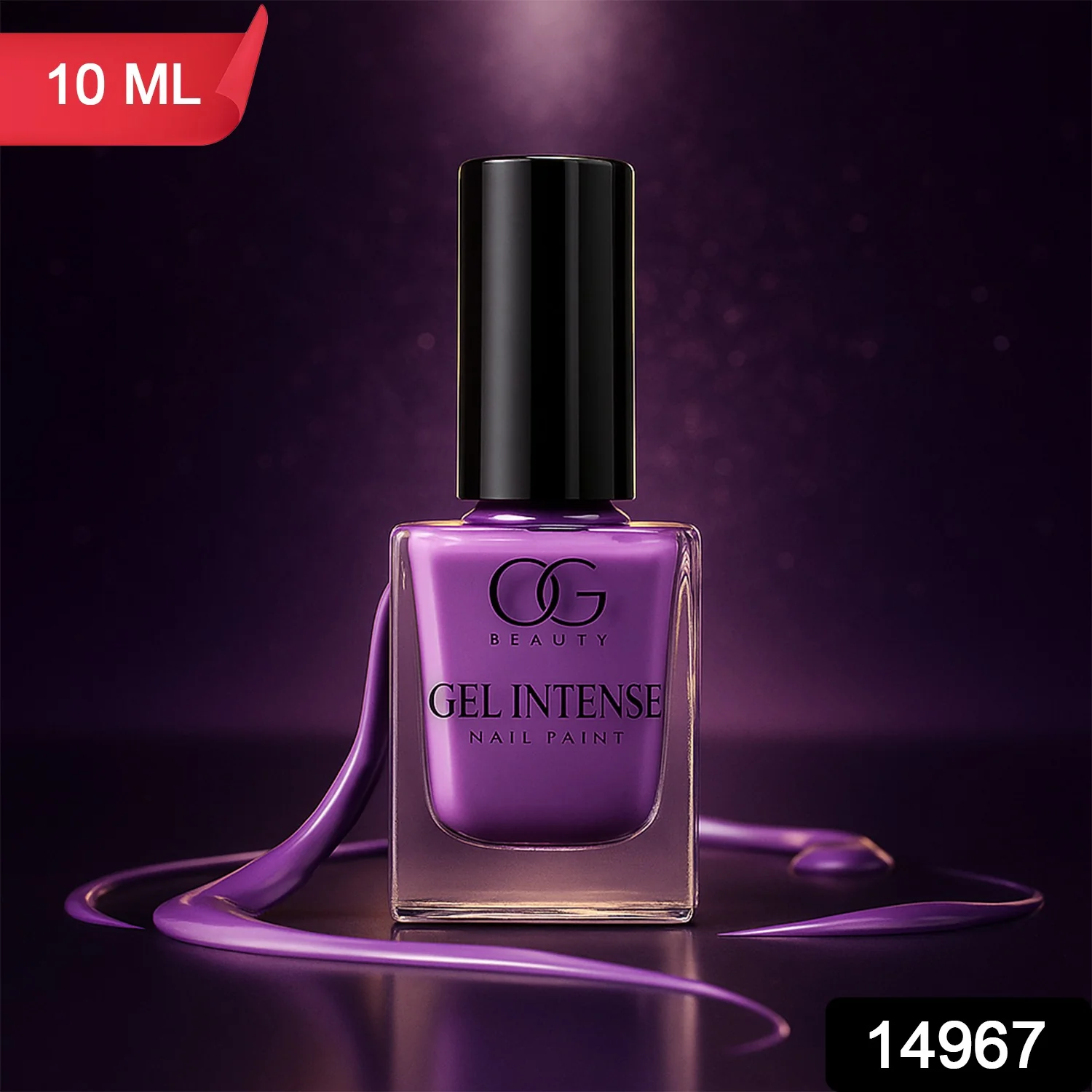 OG Beauty Rosy Glow Gel Intense Nail Polish (1 Pc / 10 ML) - Image 2