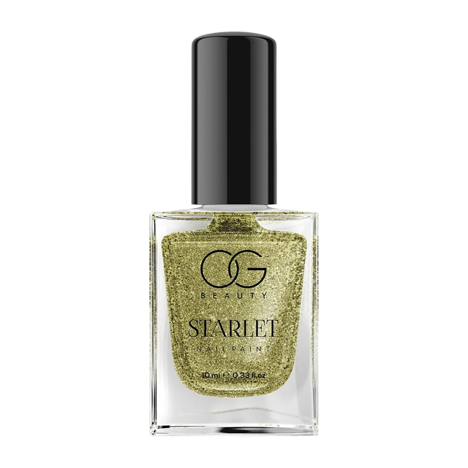 OG Beauty Sunshine Gold Starlet Glitter Nail Paint (10 ML / 1 Pc) - Image 5
