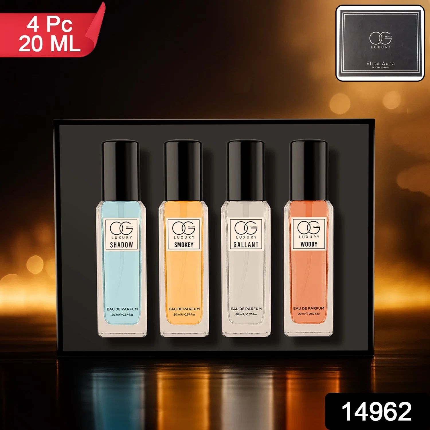 OG Beauty Luxury Perfume Gift - (4 Pc / Set / 20 ML) - Image 2