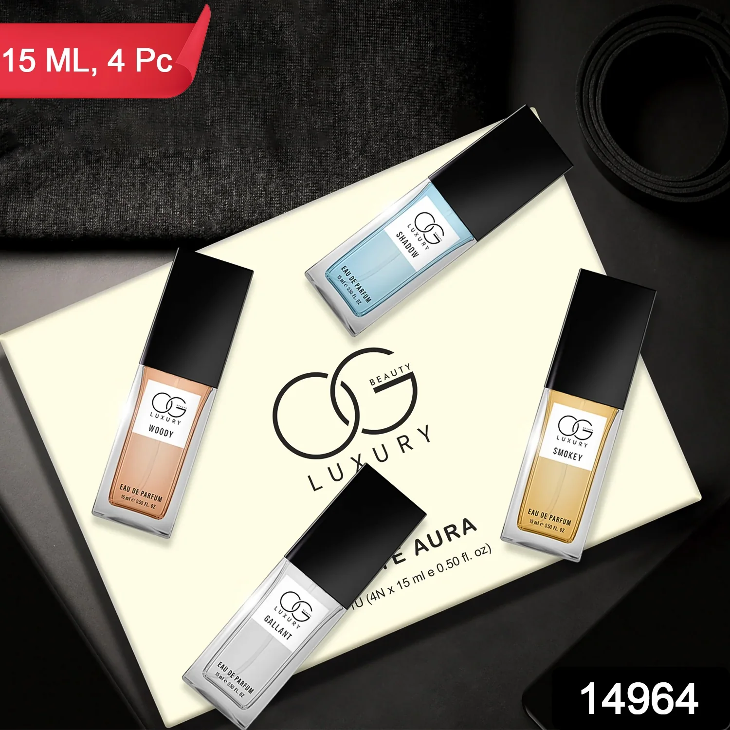 OG Luxury Perfume Gift Set Eau De Parfum Collection (15 ML / 4 Pc) - Image 2