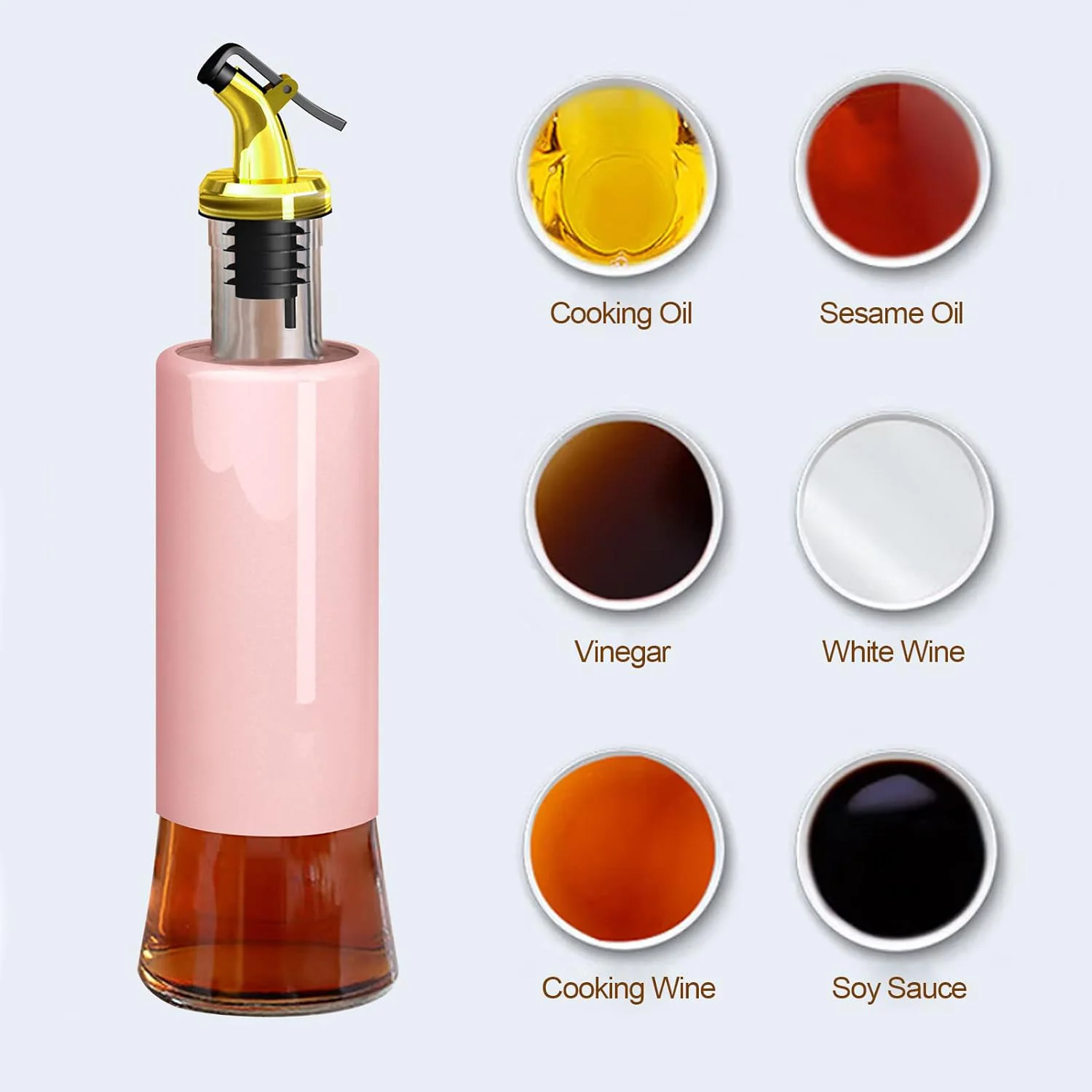 Olive Oil Dispenser – Leakproof Glass Bottle with Non-Drip Spout (300 ML) - Image 7