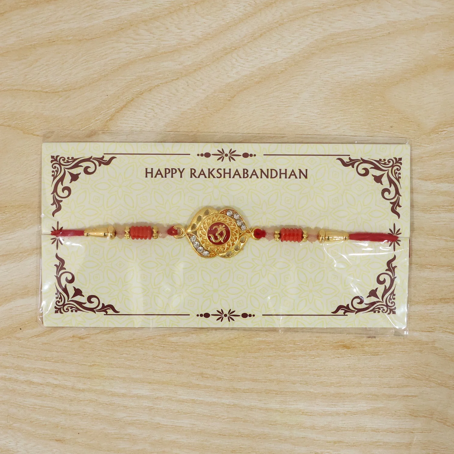 OM Antique Floral Designer Rakhi - Image 7