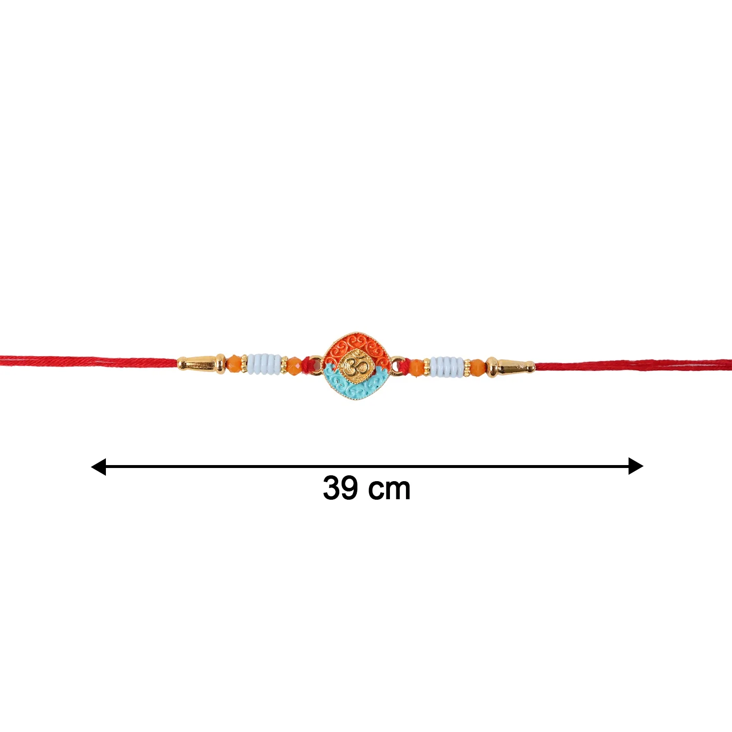 OM Symbol Square Designer Rakhi - Image 6