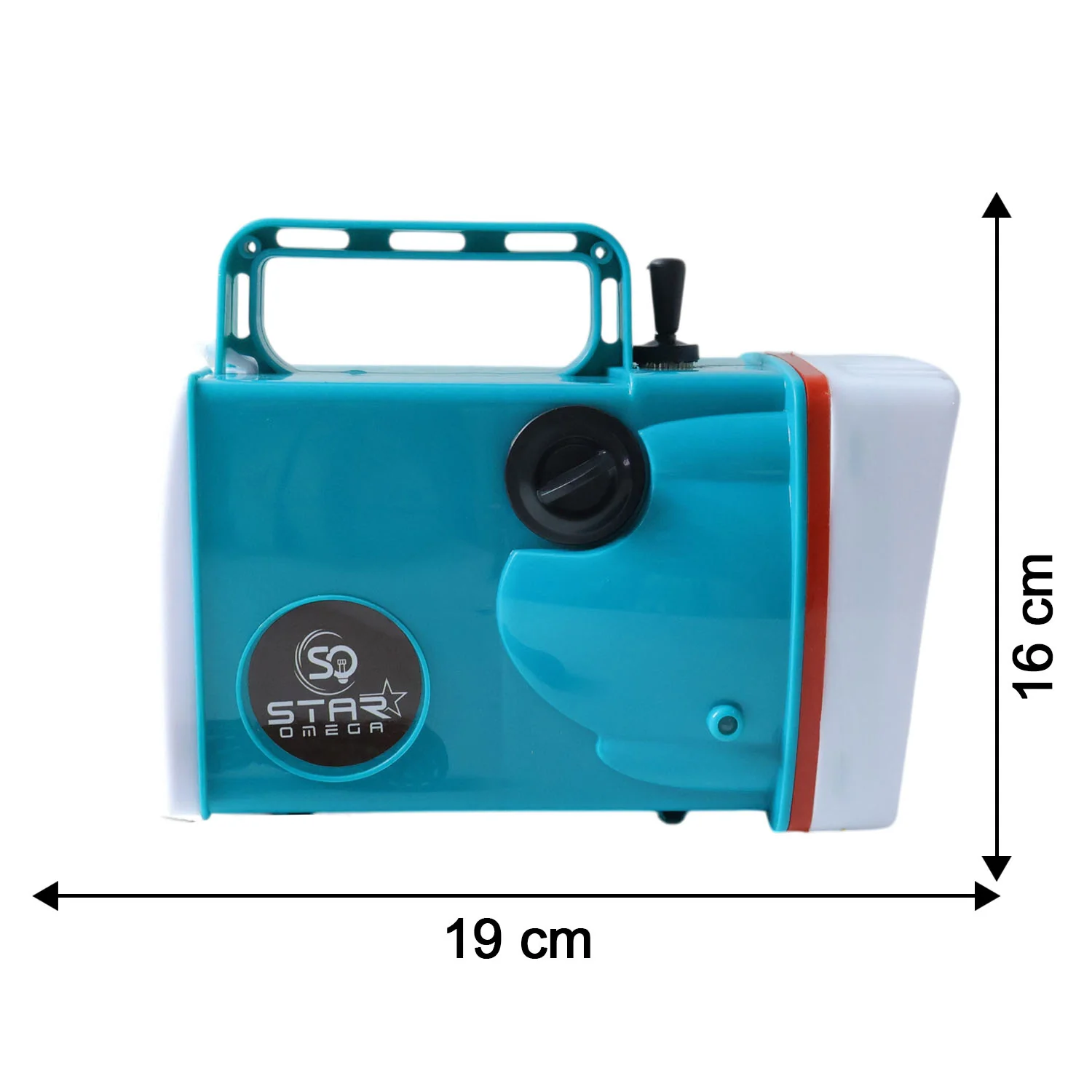 OMEGA 7800mAh Rechargeable LED Laser Torch Light (1 Pc) - Image 6