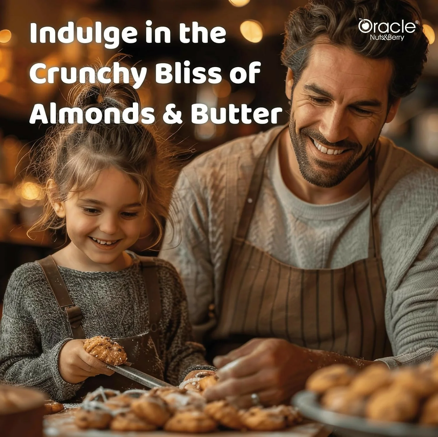 Oracle Butter Almond Cookies Crunchy Biscuit Snack 200gm Made with Real Butter - Image 4