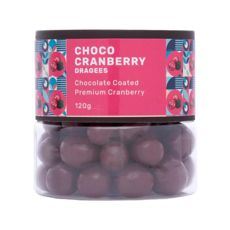 Oracle Choco Cranberry Dragees Chocolate Coated Premium Cranberries (120gm) - Image 5