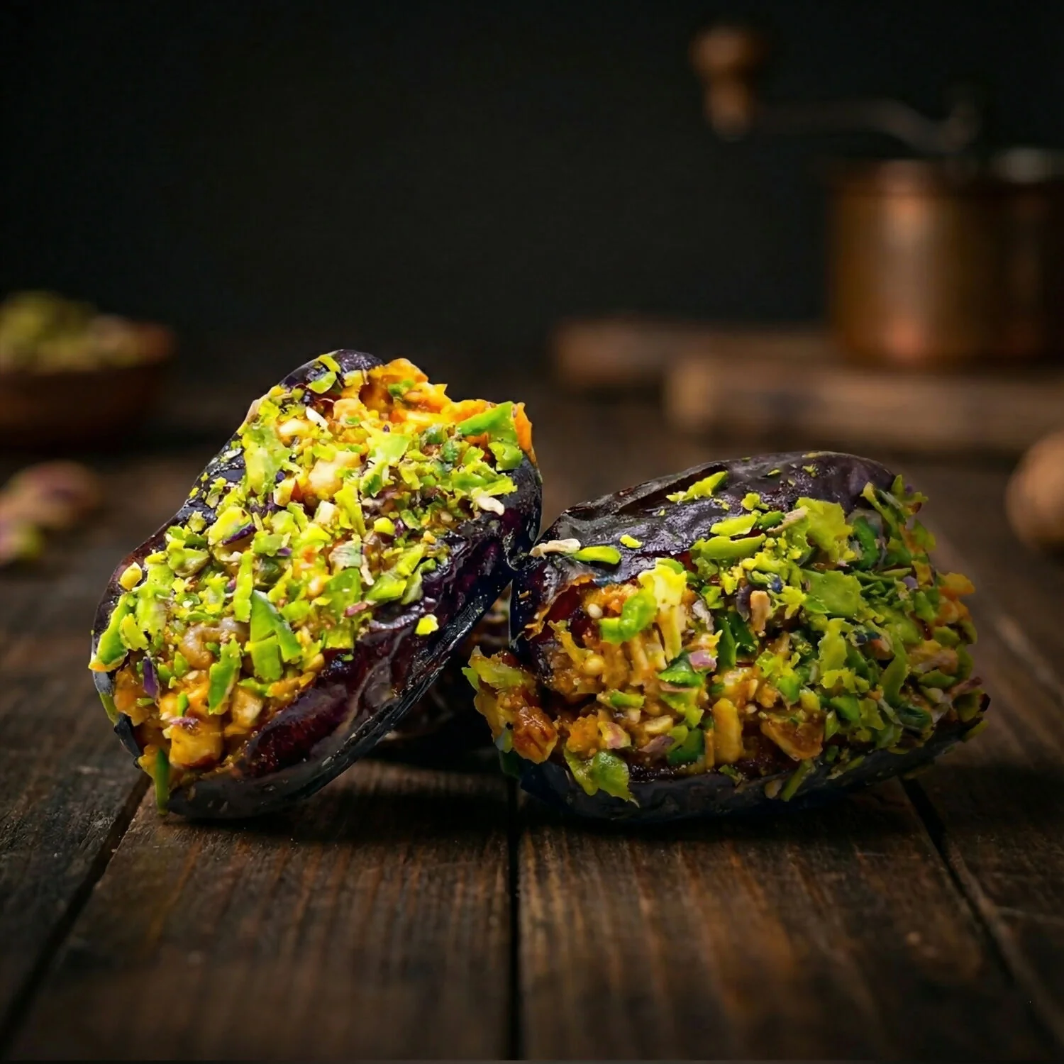 Oracle Dates Khaleezi – Premium Stuffed Dates with Nuts, Pista & Honey Notes (100Gm) - Image 3