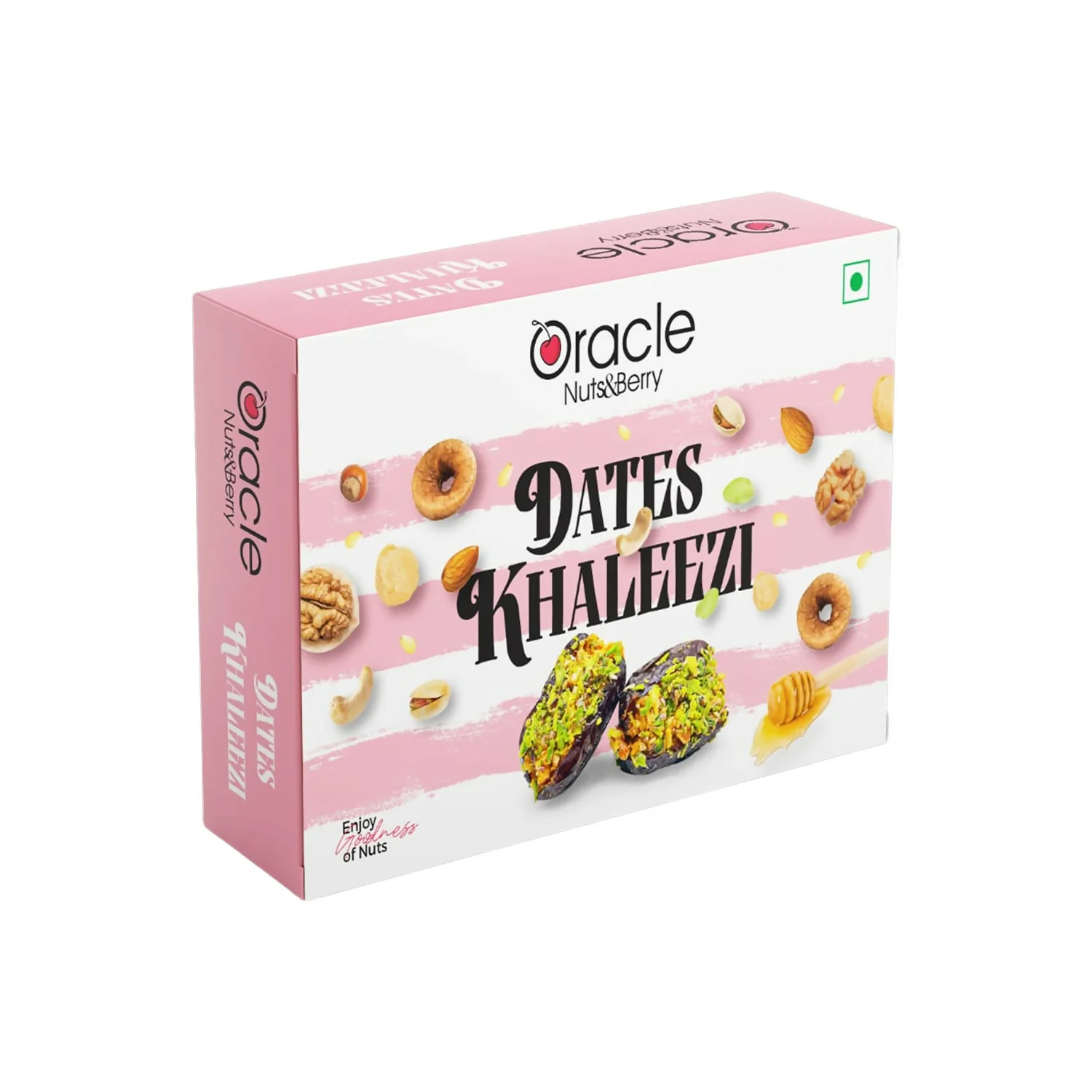 Oracle Dates Khaleezi – Premium Stuffed Dates with Nuts, Pista & Honey Notes (100Gm) - Image 5