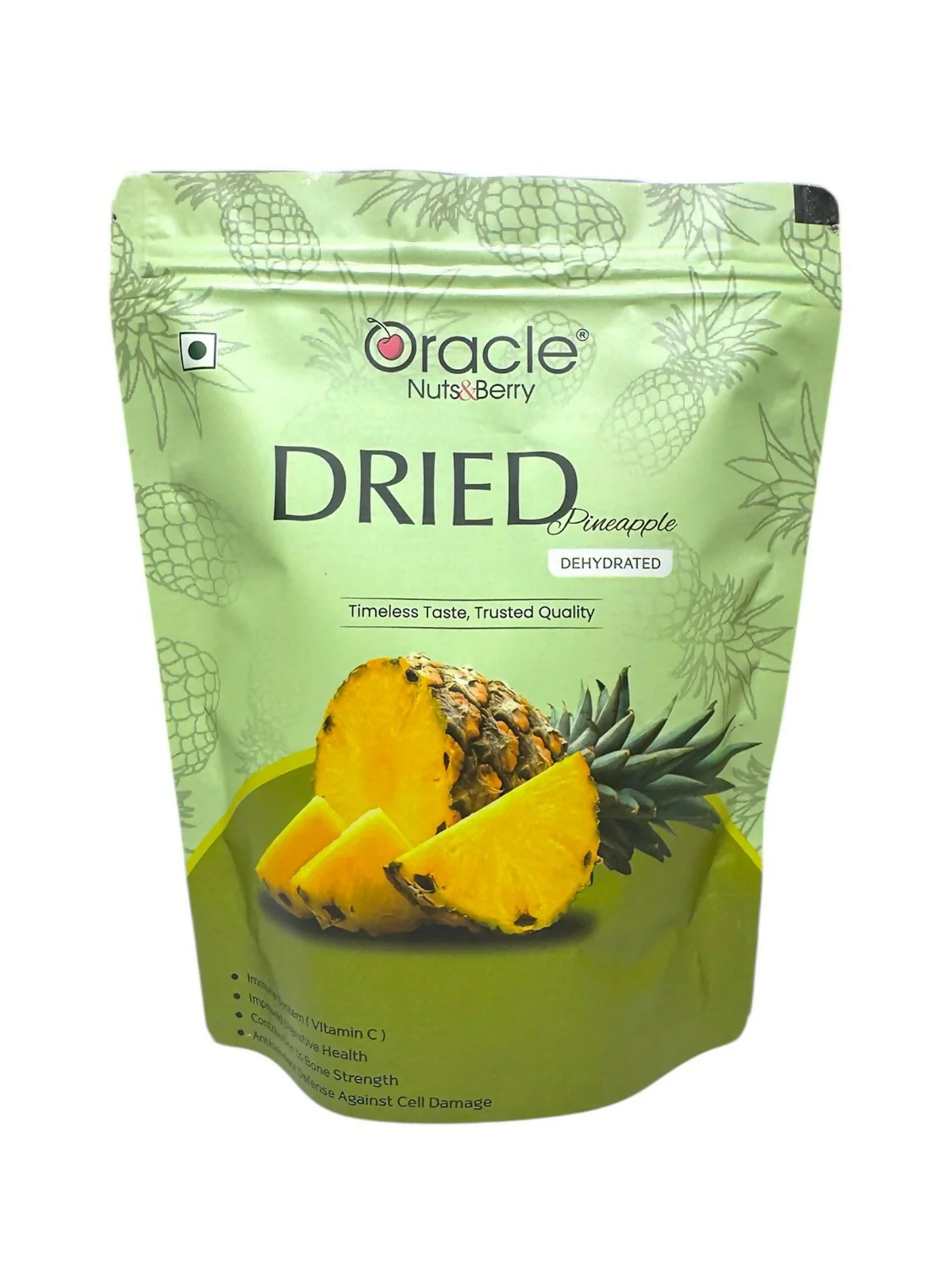 Oracle Dried Pineapple Dehydrated Fruit Snack 250gm Made from Naturally Ripened Pineapple - Image 5
