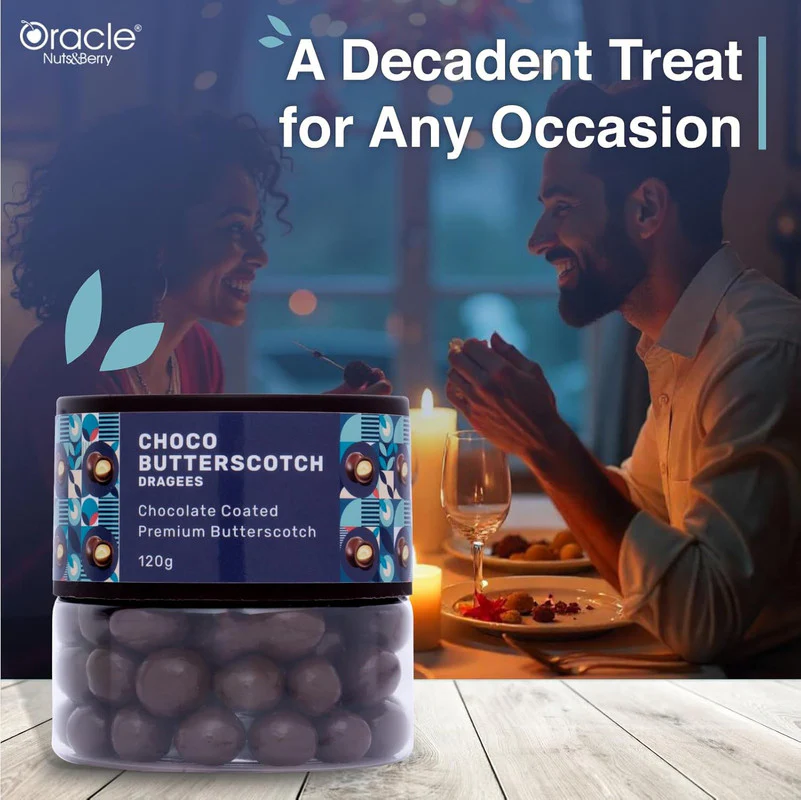 Oracle Nuts & Berry Choco Butterscotch Dragees – Premium Chocolate Treats - Image 6