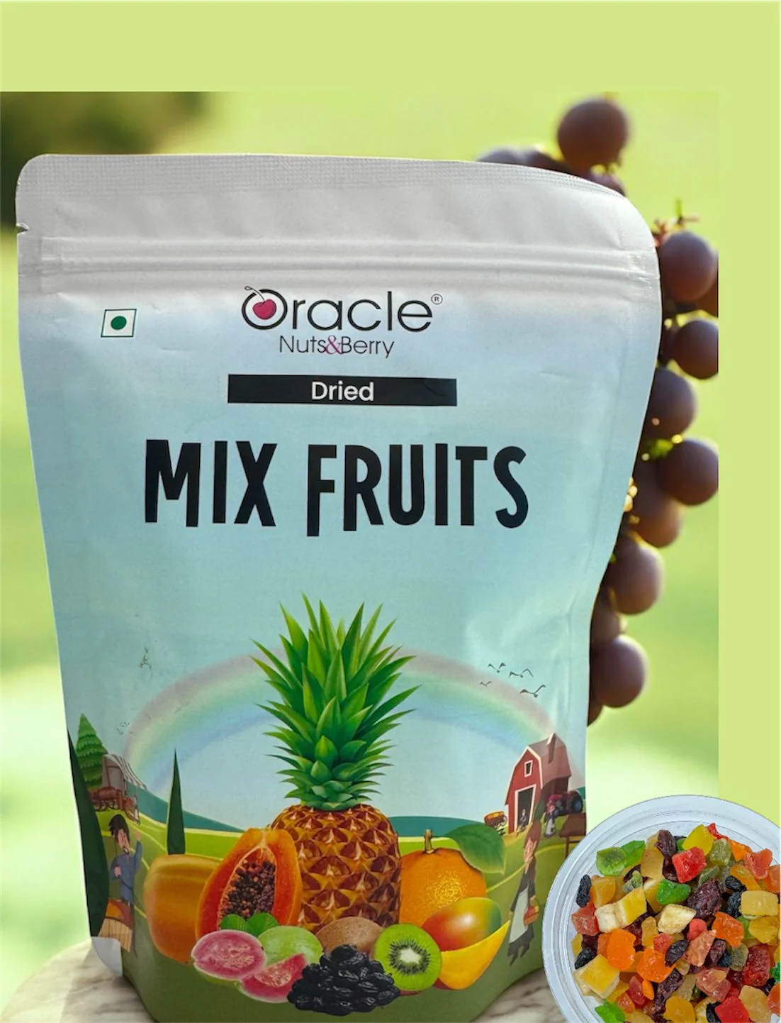Oracle Nuts & Berry Mix Fruits Roasted & Salted 250gm Assorted Dried Fruits Blend - Image 3