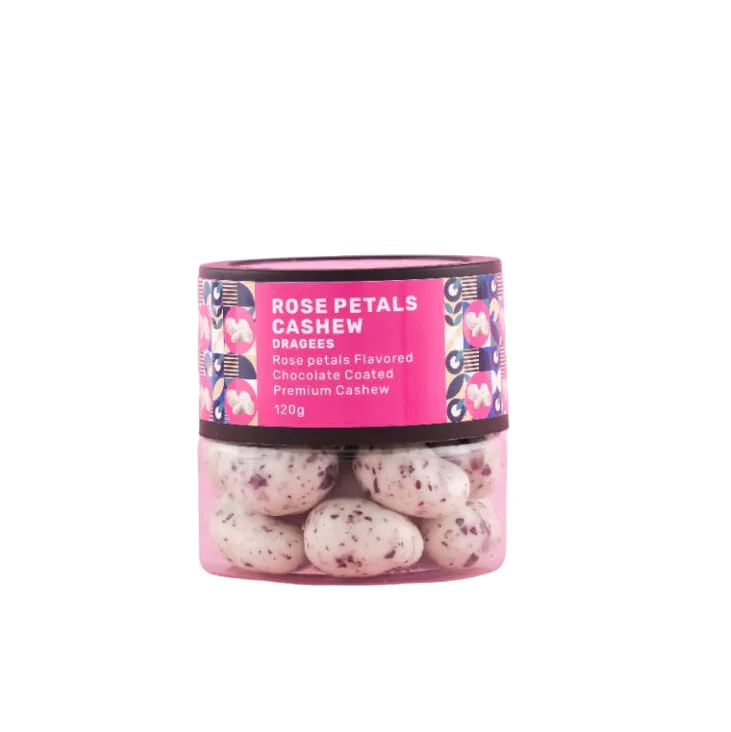 Oracle Nuts & Berry Rose Petals Cashew Dragees – Premium Choco Cashews (120gm) - Image 5