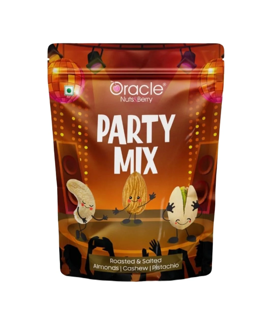 Oracle Party Mix – Roasted & Salted Almonds, Cashews & Pistachios Blend (200gm) - Image 5