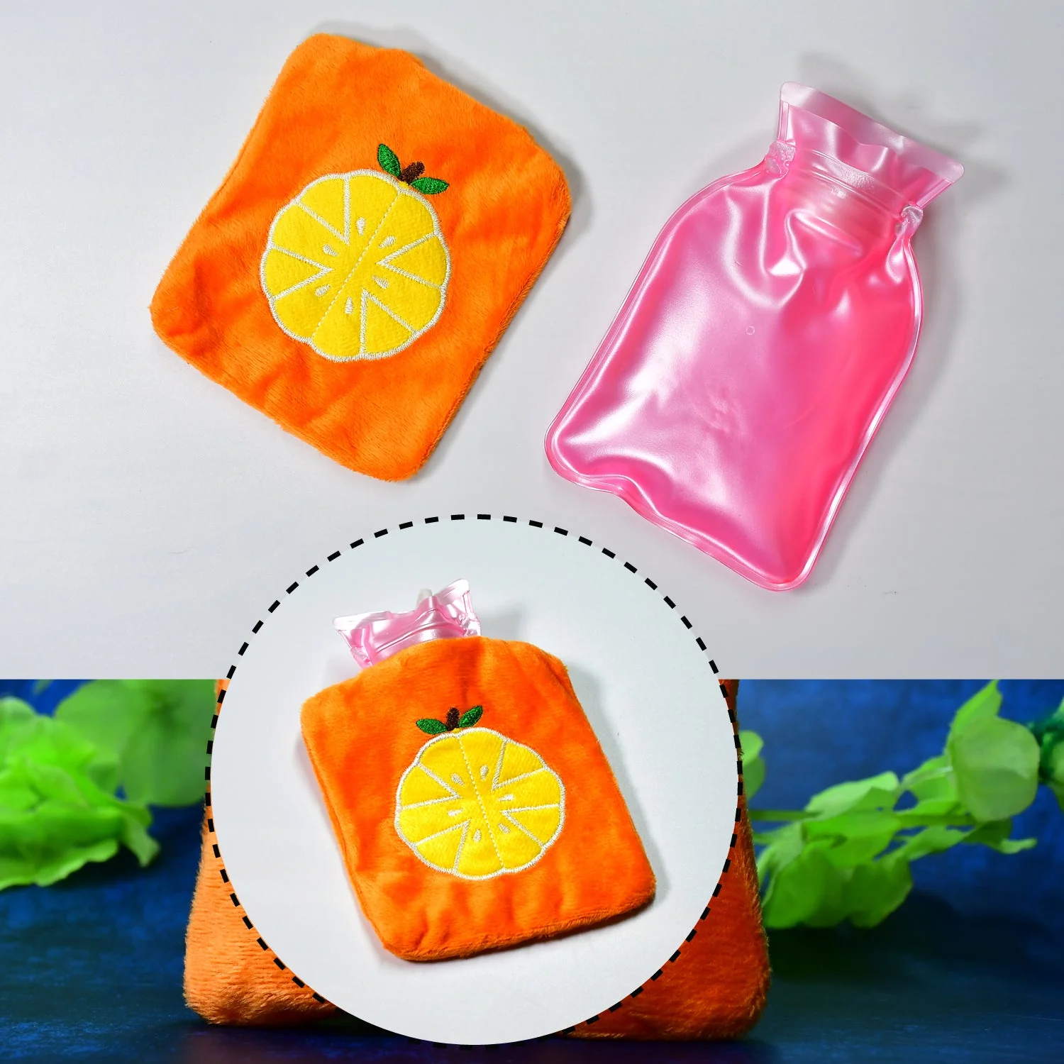 Orange small Hot Water Bag - Image 3