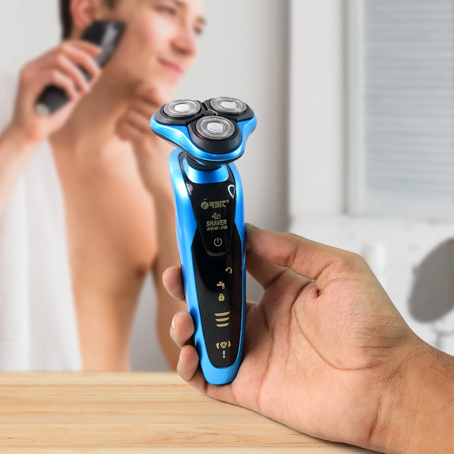 Orbit 4D Rechargeable Electric Shaver (1 Pc) - Image 6