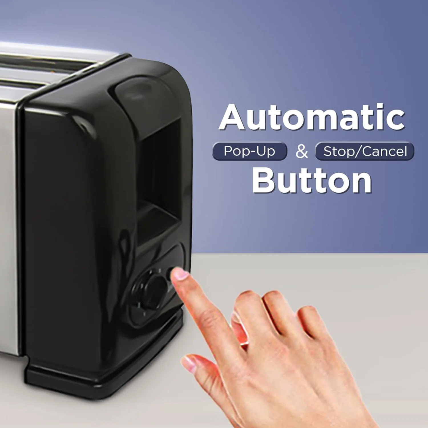 Orbit Adjustable Pop-Up Toaster - 1200w - Image 4