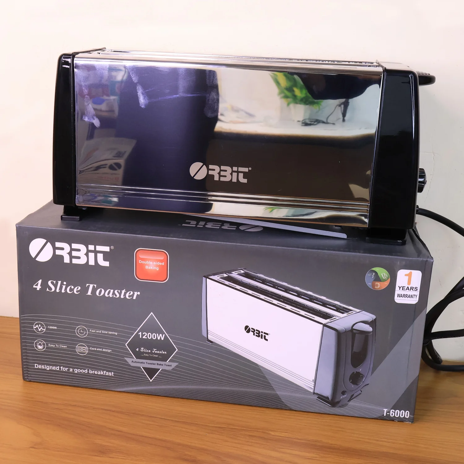 Orbit Adjustable Pop-Up Toaster - 1200w - Image 9