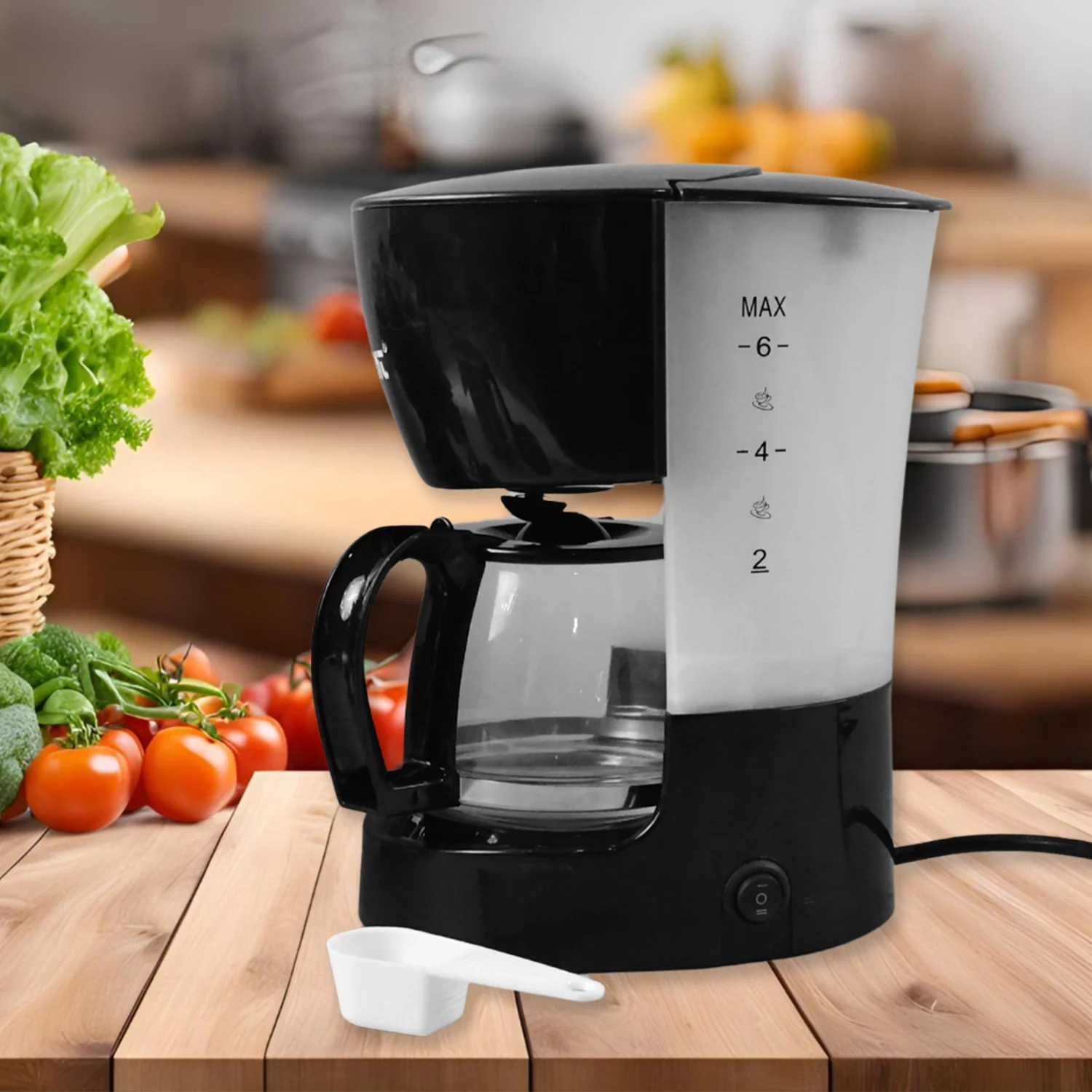 Orbit Automatic Drip Coffee Maker - 800w with 1200ML Capacity - Image 6