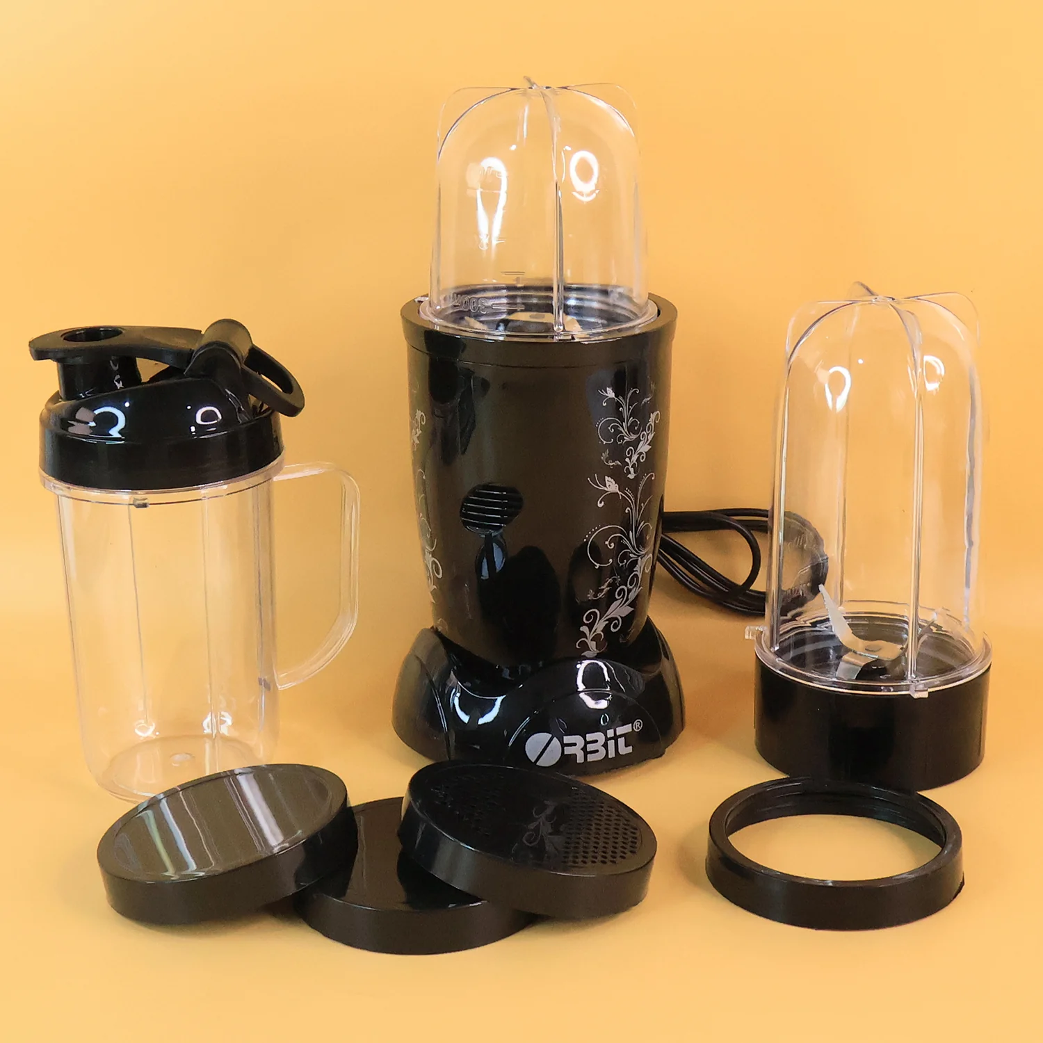 Orbit Bullet Mixer Grinder - 400W with 3 Jars - Image 6