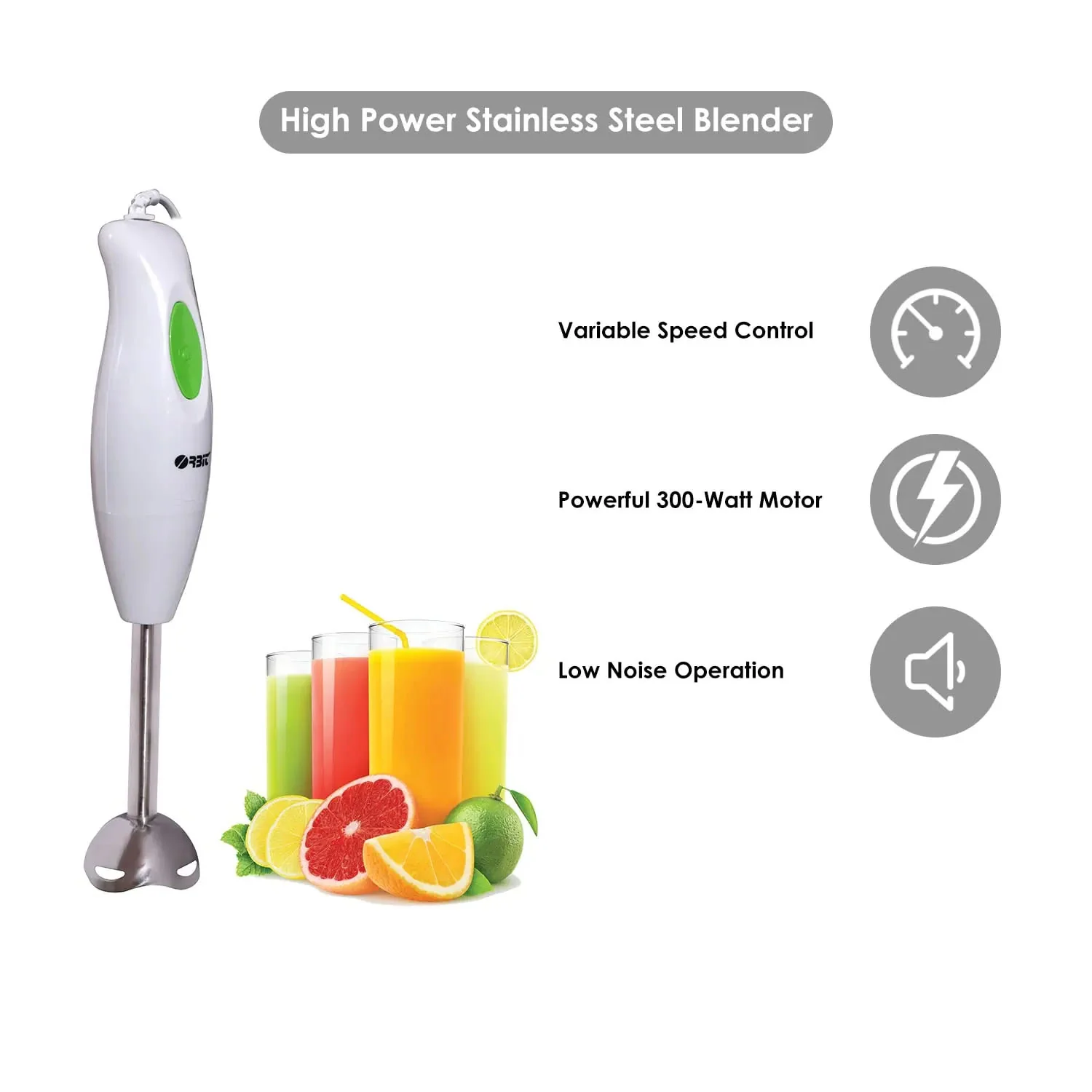 Orbit Electric Hand Blender with Stainless Steel Blade (1 Pc) - Image 8