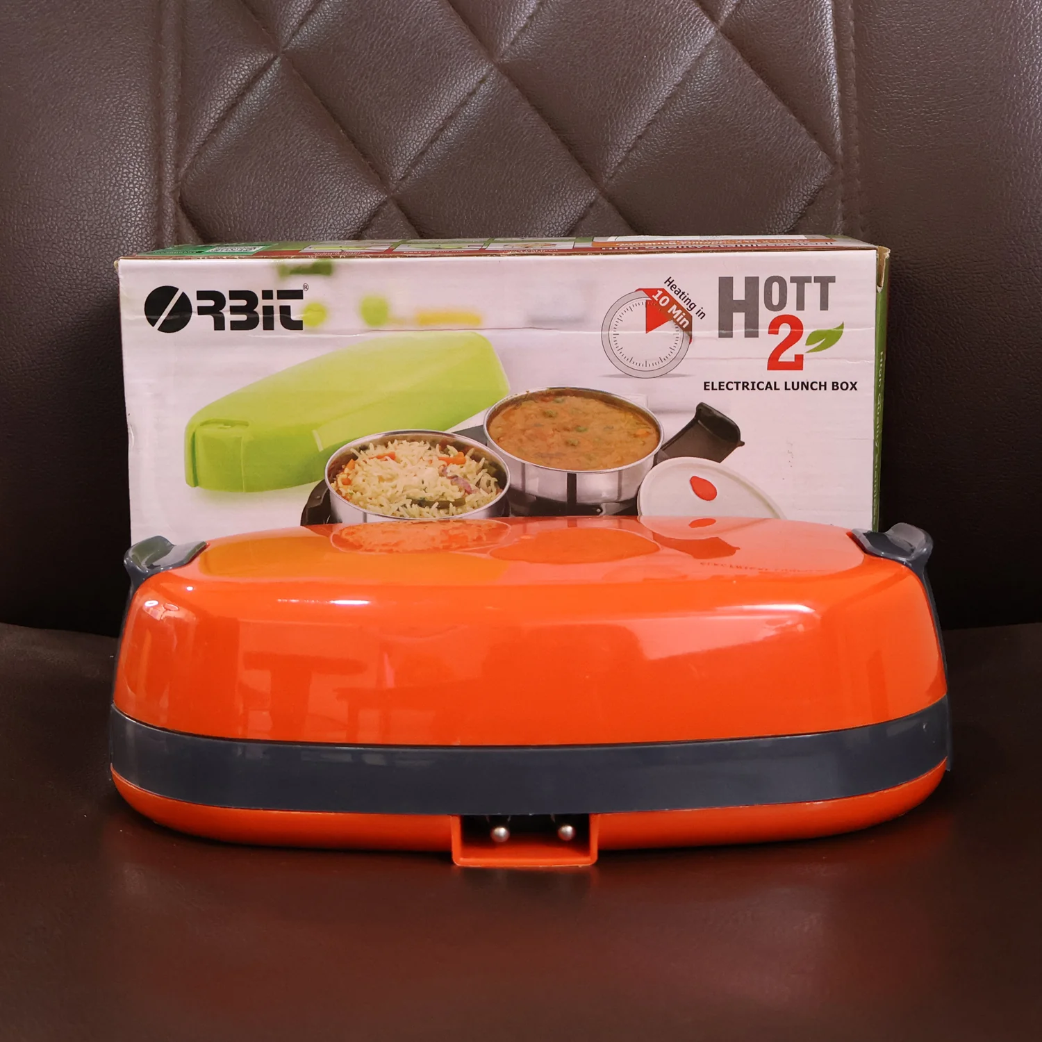 Orbit Electric Lunch Box with Dual Stainless Steel Containers Set - Image 9