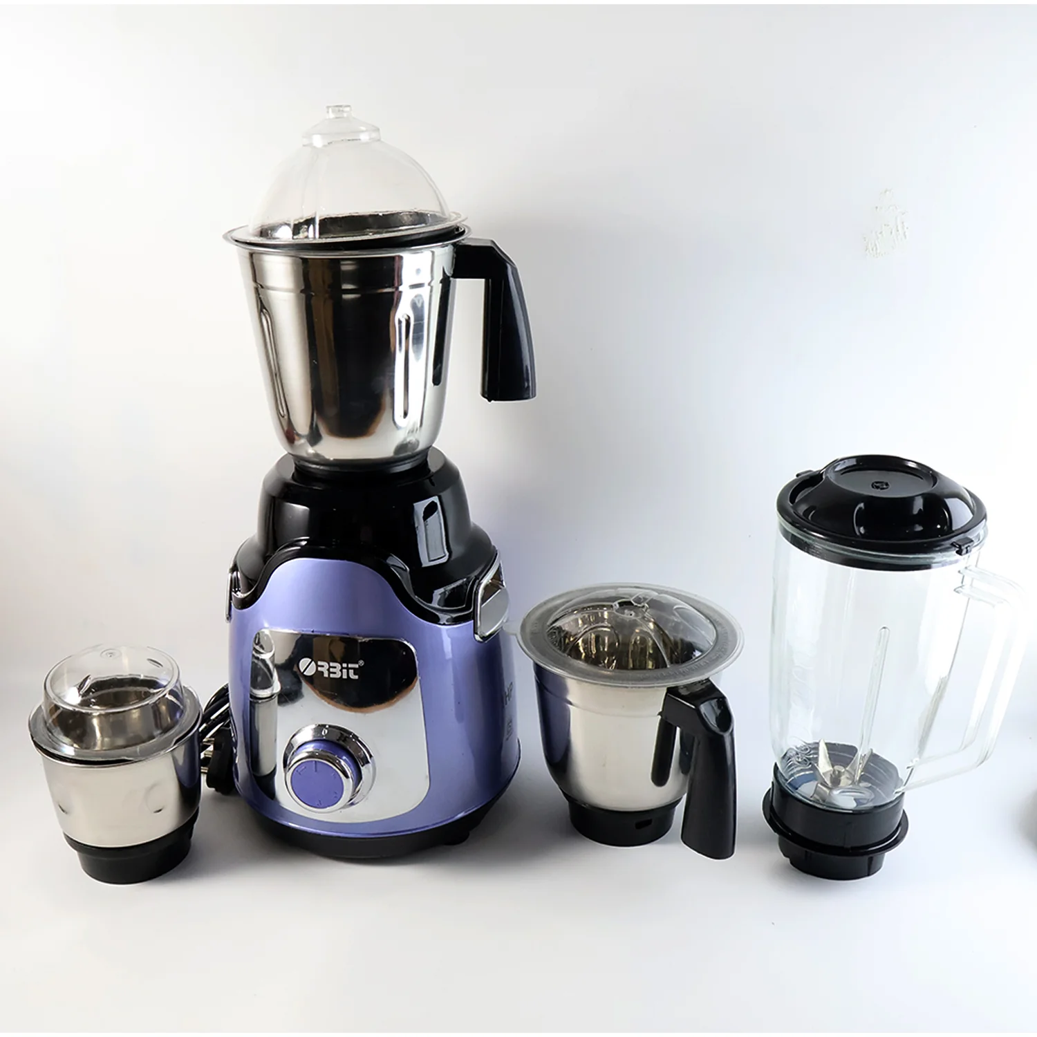 Orbit Heavy Duty 1 hp (746) Watts Mixer Grinder with 4 Multipurpose Jars - Image 5