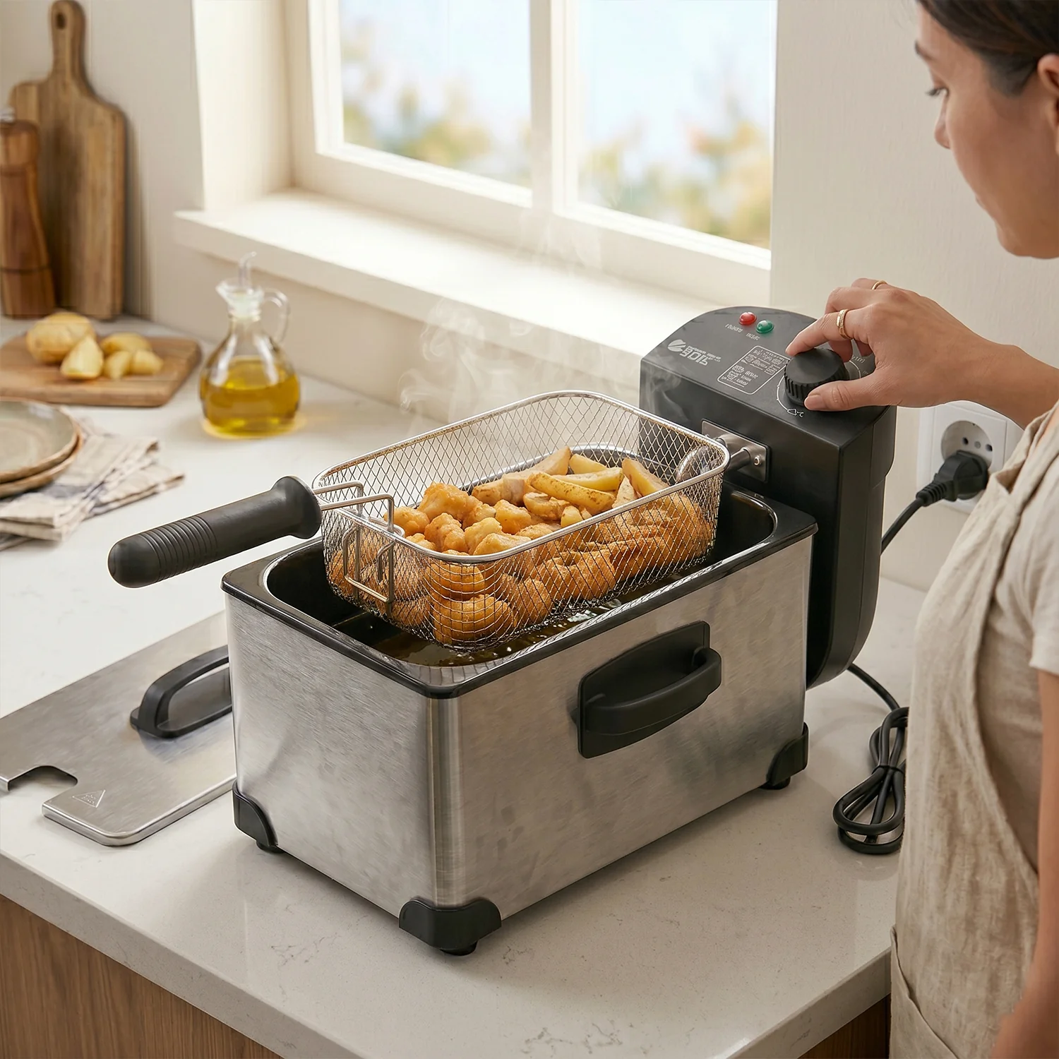 Orbit Heavy Duty 2000W Deep Fryer with 3 Litre Oil Capacity - Image 5