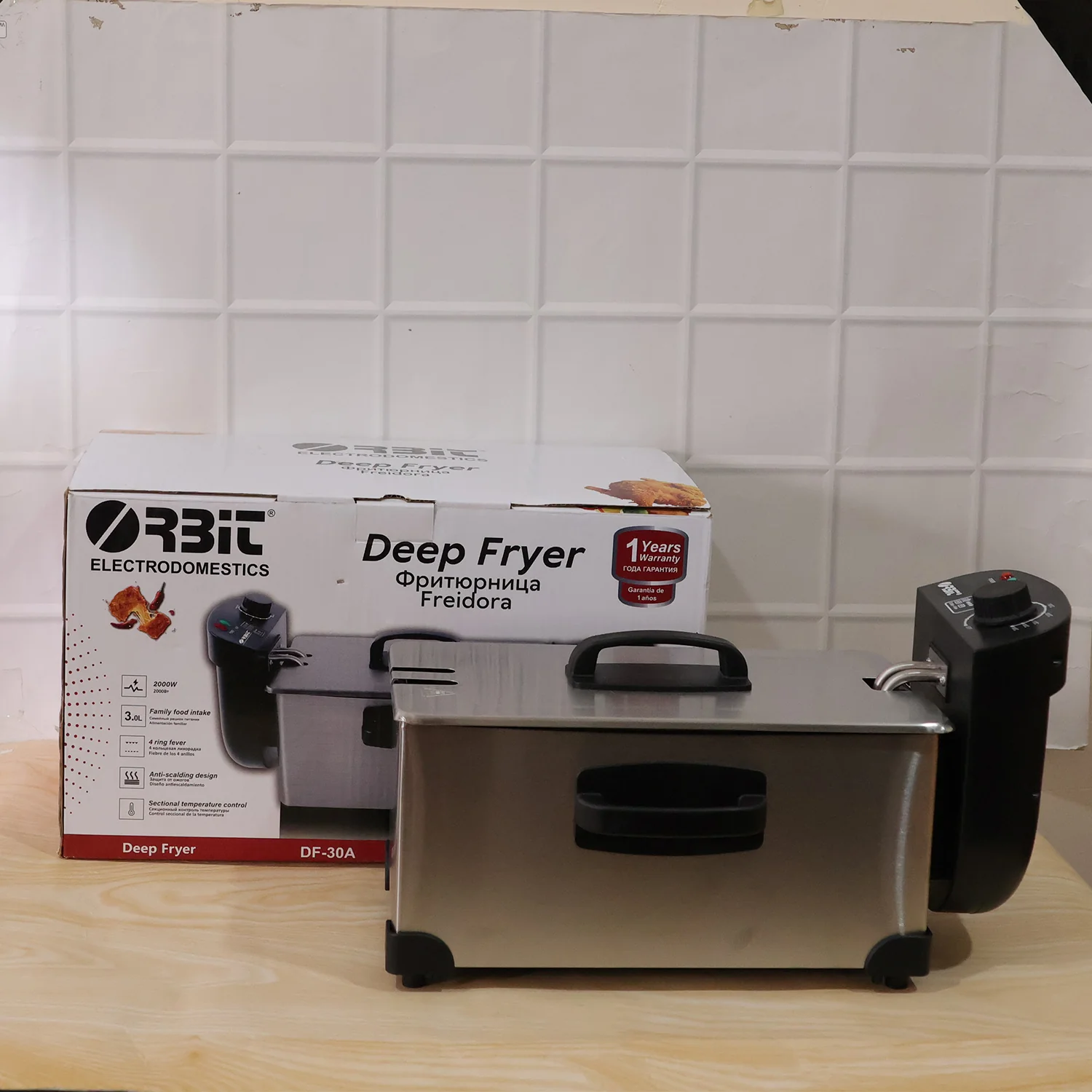 Orbit Heavy Duty 2000W Deep Fryer with 3 Litre Oil Capacity - Image 8