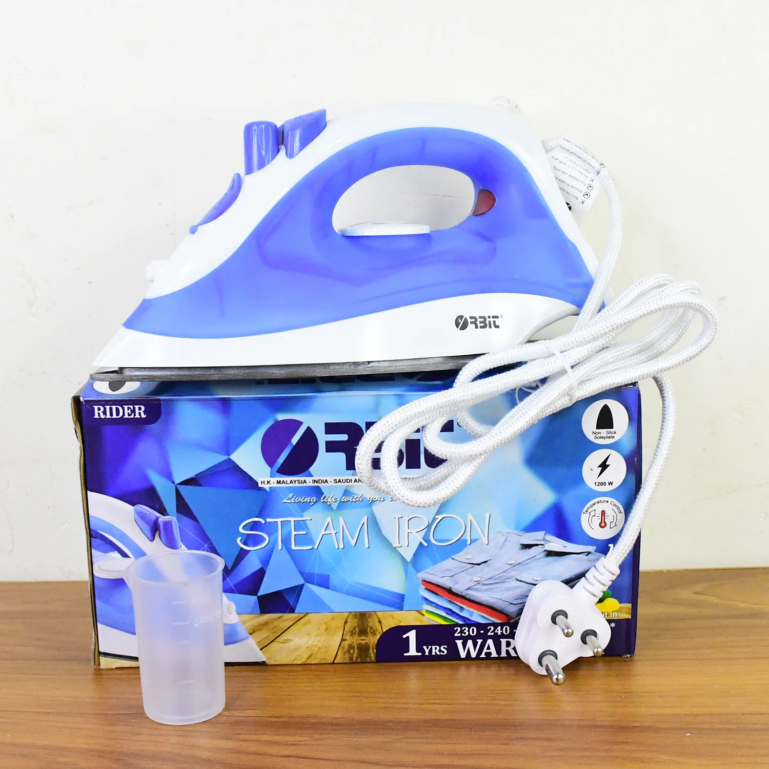 Orbit High-Performance 1200W Steam Iron (1 Pc) - Image 7