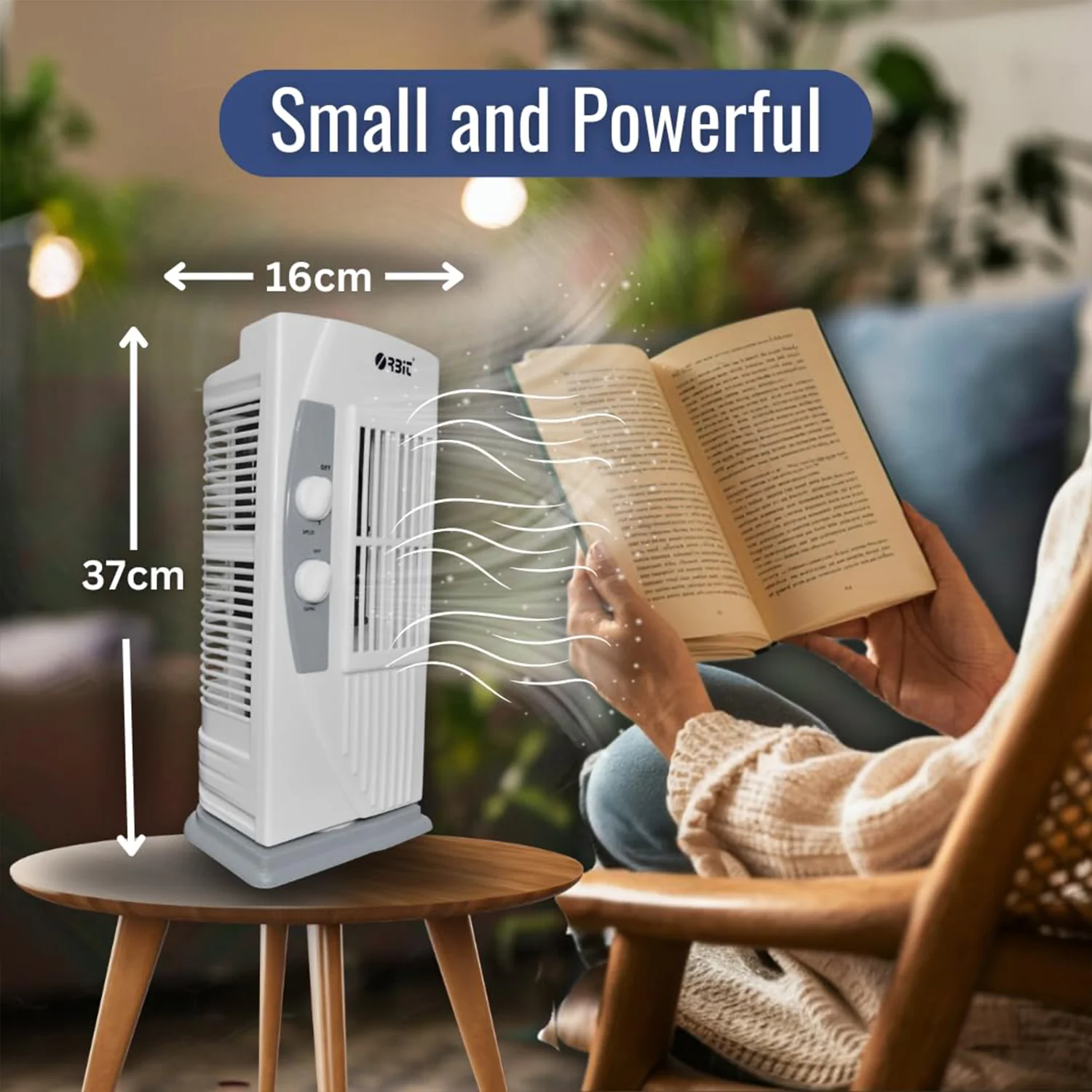 Orbit Micro Oscillating Tower Fan (1 Pc) - Image 4