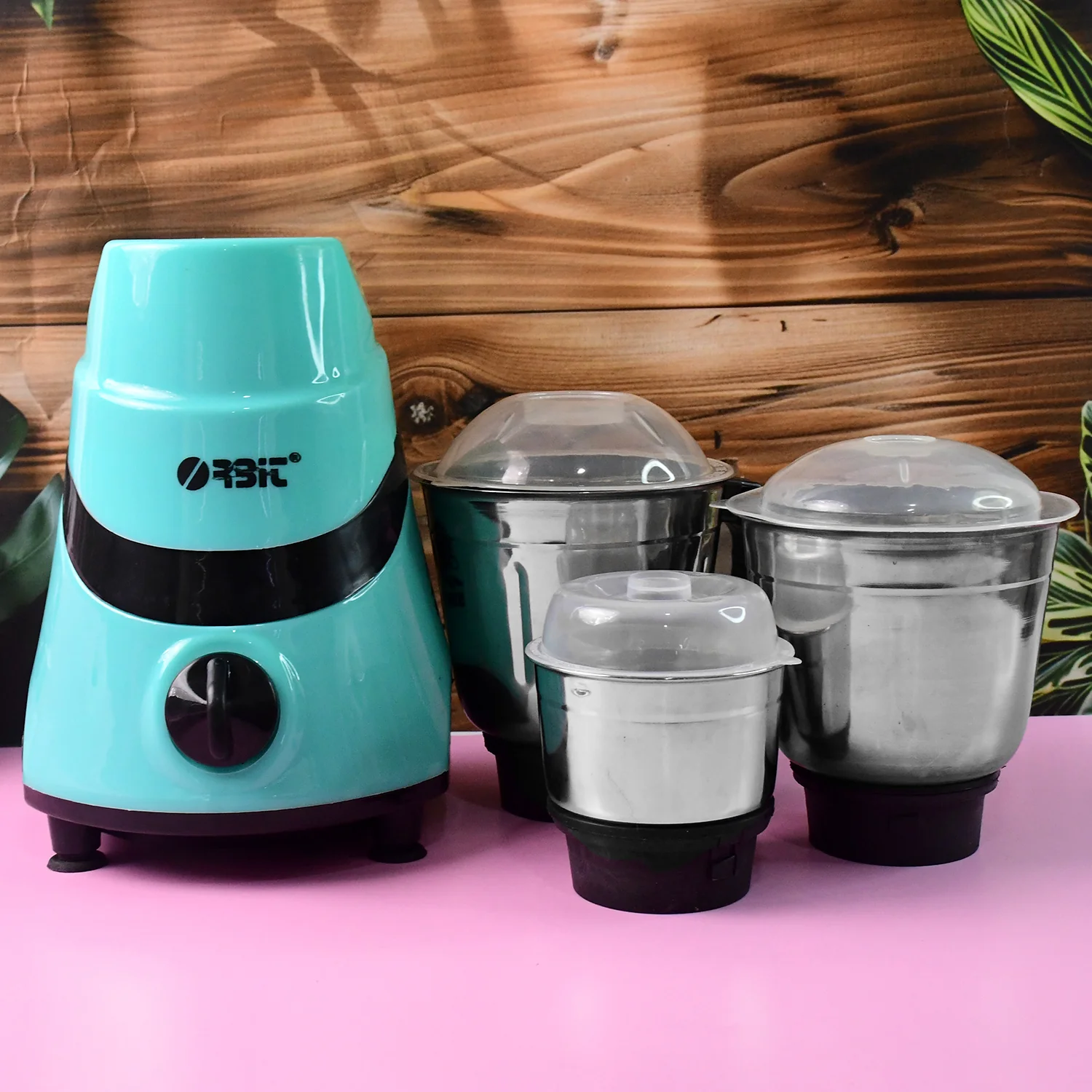 Orbit Mixer Grinder with 3 Stainless Steel Jars - 550w - Image 3