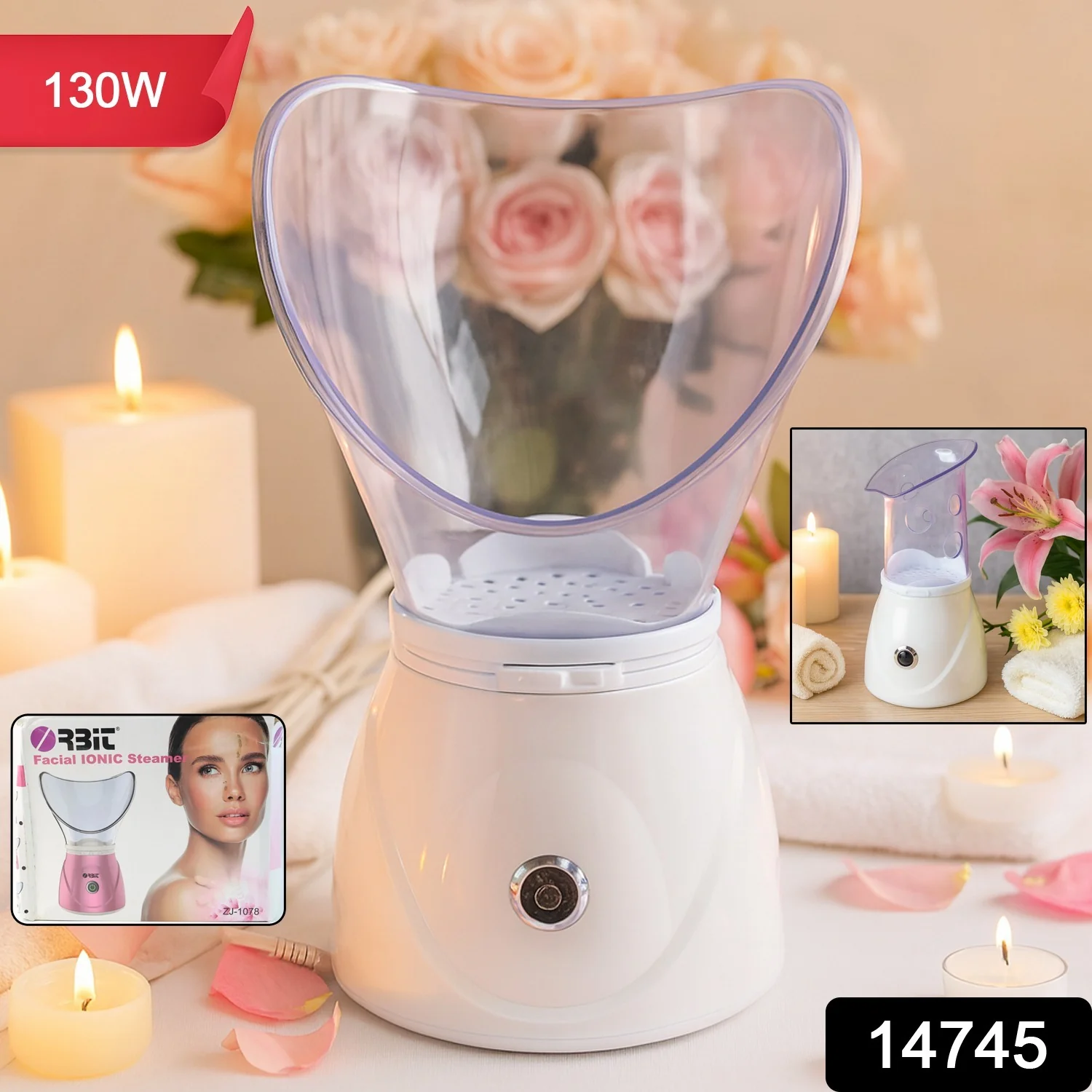 Orbit Professional Facial Steamer 130W (1 Pc) - Image 2