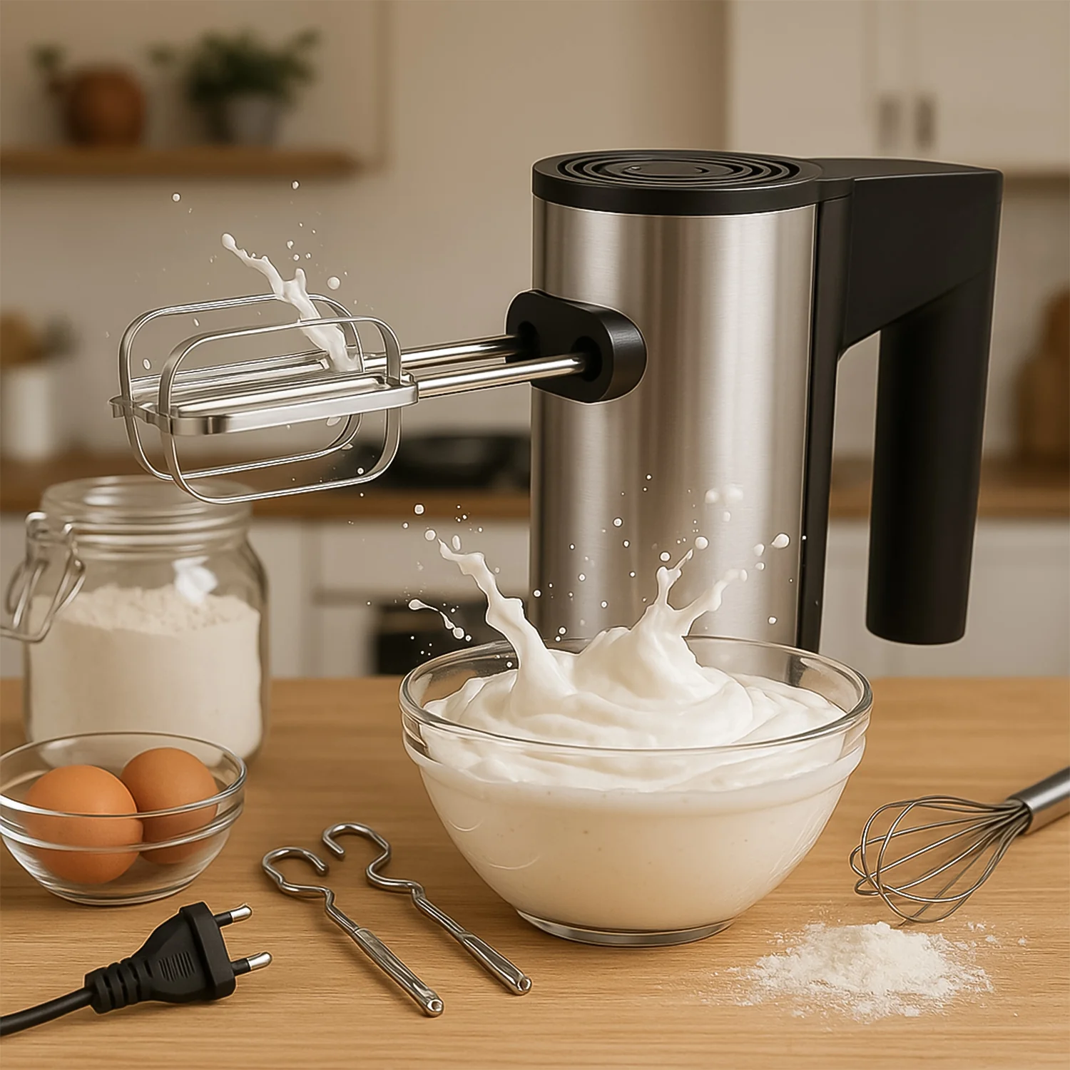 Orbit Stainless Steel Electric Hand Mixer - 450W - Image 3