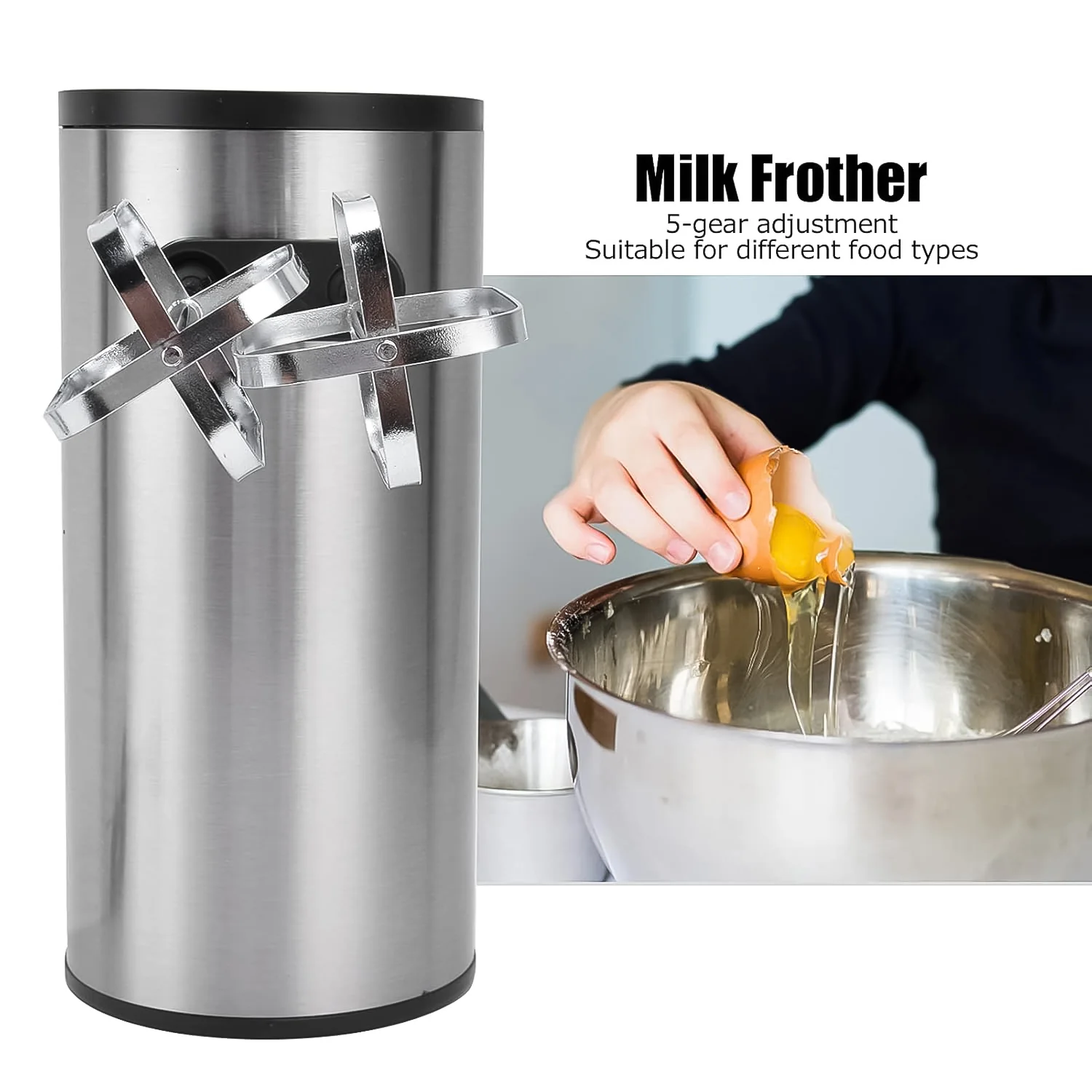 Orbit Stainless Steel Electric Hand Mixer - 450W - Image 4