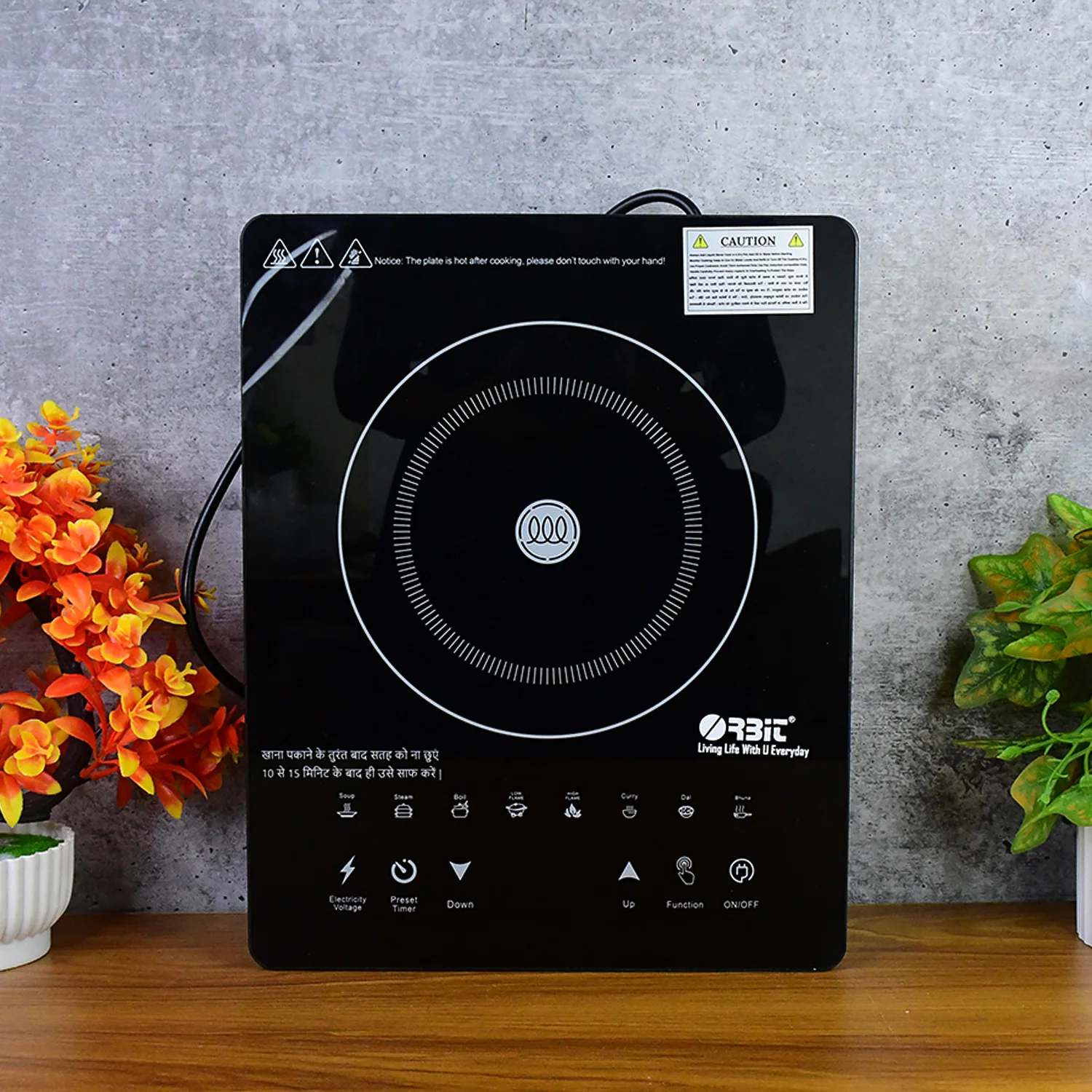 Orbit Touch Control and Multiple Cooking Induction Cooker - 2000W - Image 4