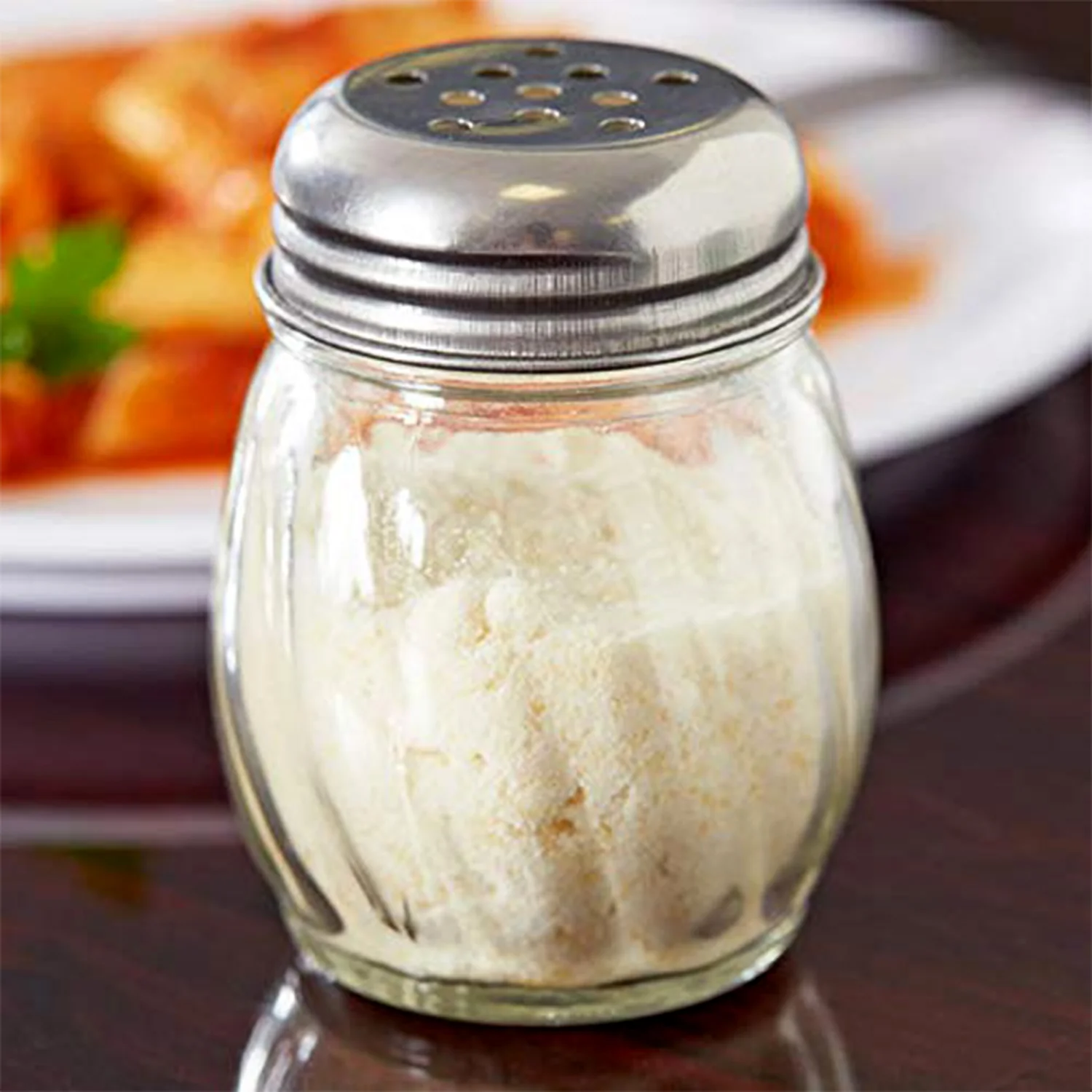 Apex Oregano & Chilli Flakes Dispenser Set 2 Pcs Plastic Spice Shaker with Steel Lid - Image 5