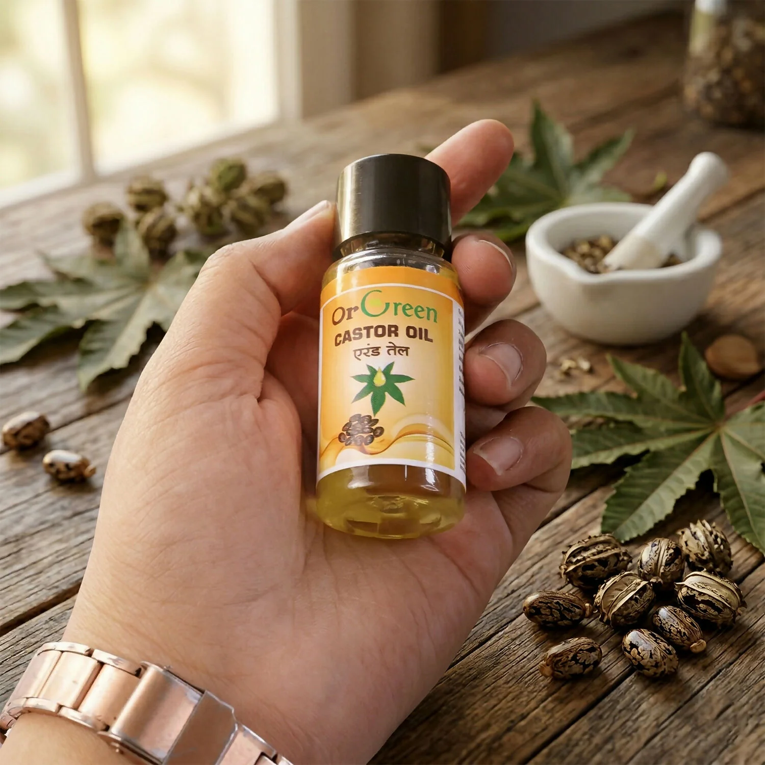 OrGreen Castor Oil for Hair & Skin Care – Natural Multipurpose Oil - Image 4