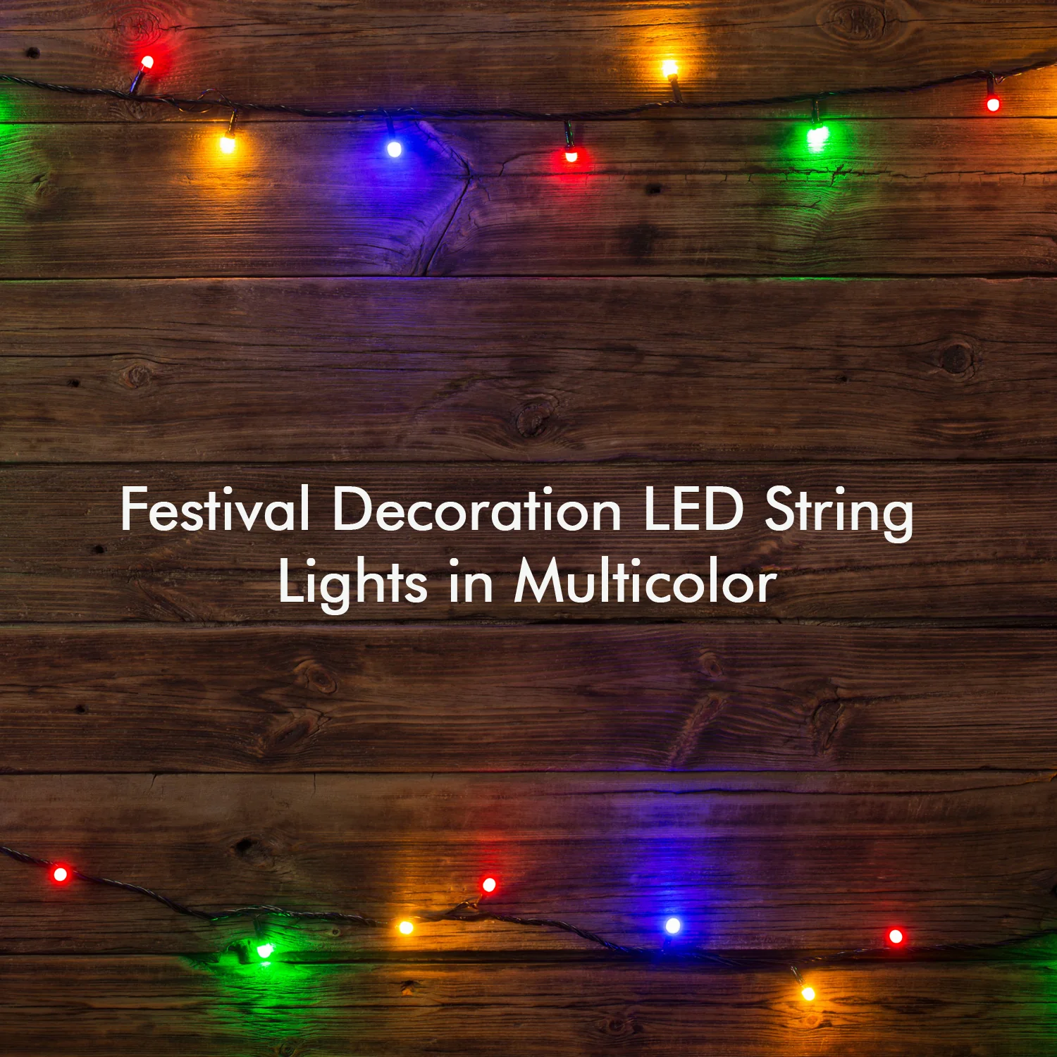 3Mtr Home Decoration Diwali & Wedding LED Christmas String Light (15L 3 Mtr) - Image 5
