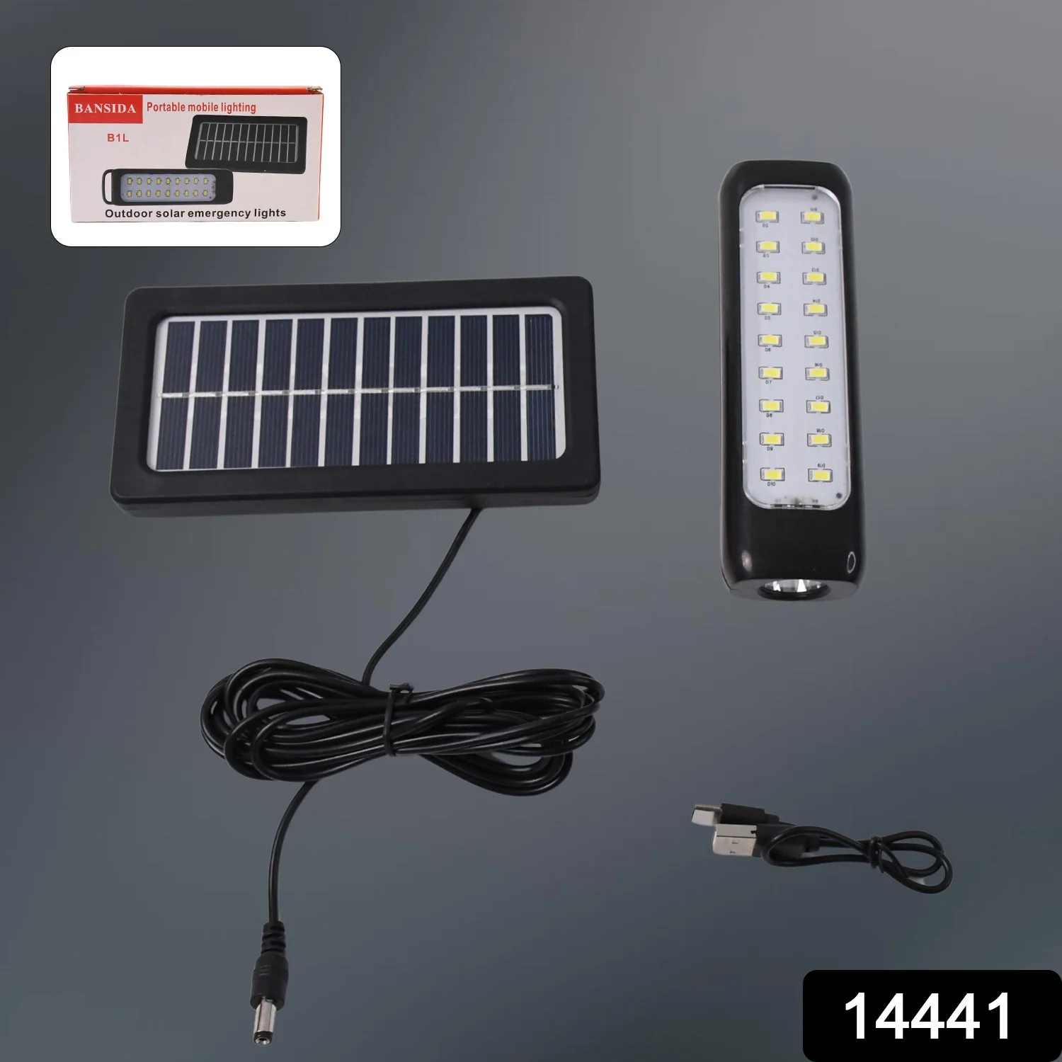 3 Modes Outdoor Indoor Hanging Solar Light  Small 18LED & 1 Big LED - Image 2