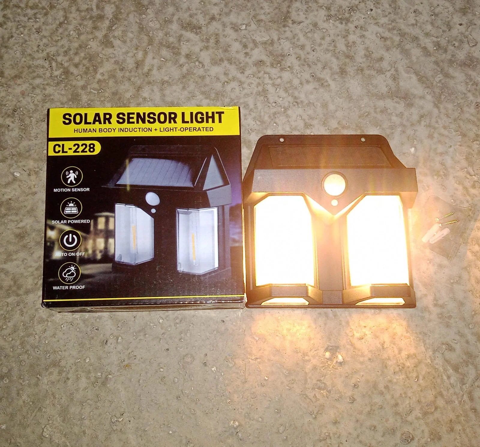 Outdoor Solar Wall Lamp Waterproof High Quality Induction Garden Night Lamp 1 Pc - Image 10