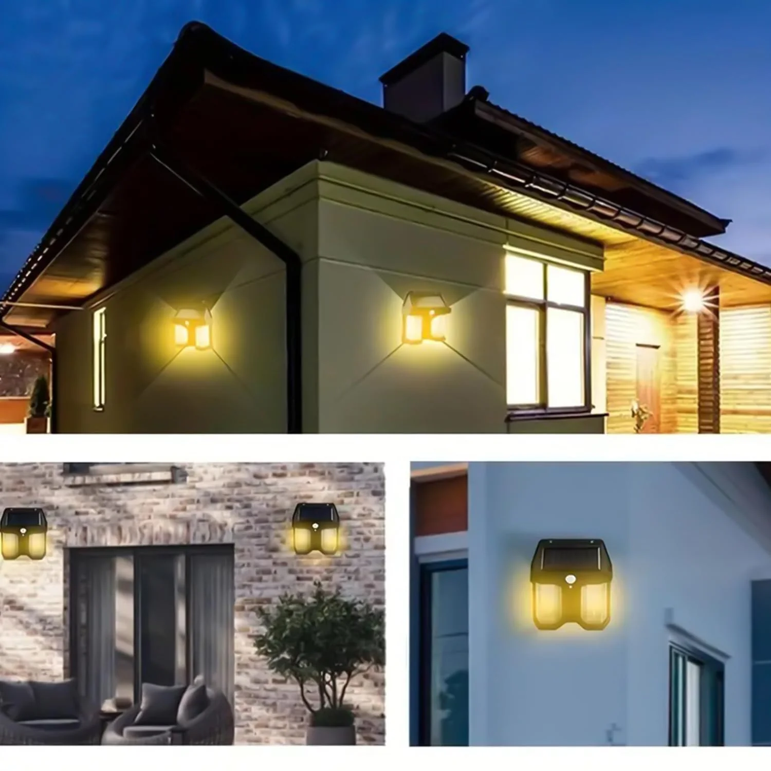 Outdoor Solar Wall Lamp Waterproof High Quality Induction Garden Night Lamp 1 Pc - Image 3