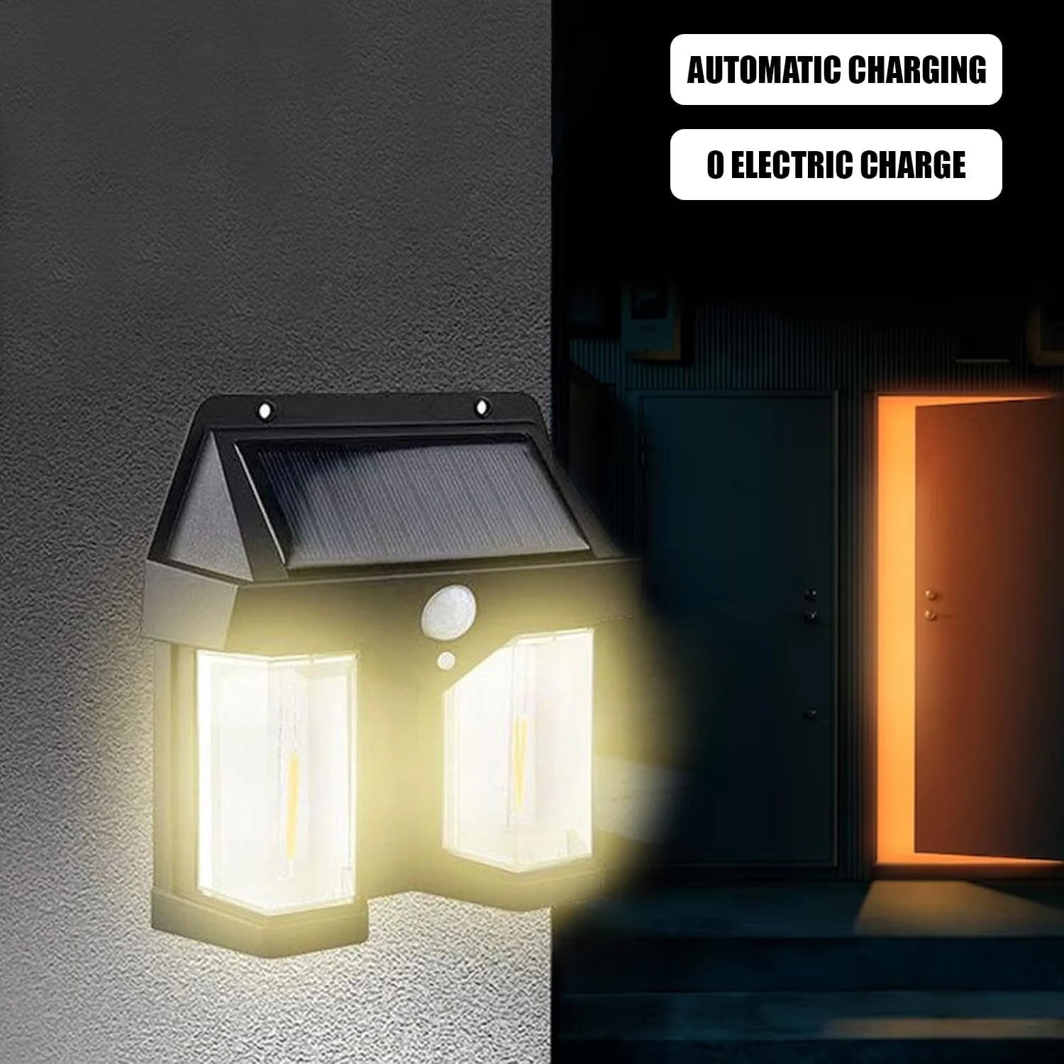 Outdoor Solar Wall Lamp Waterproof High Quality Induction Garden Night Lamp 1 Pc - Image 5
