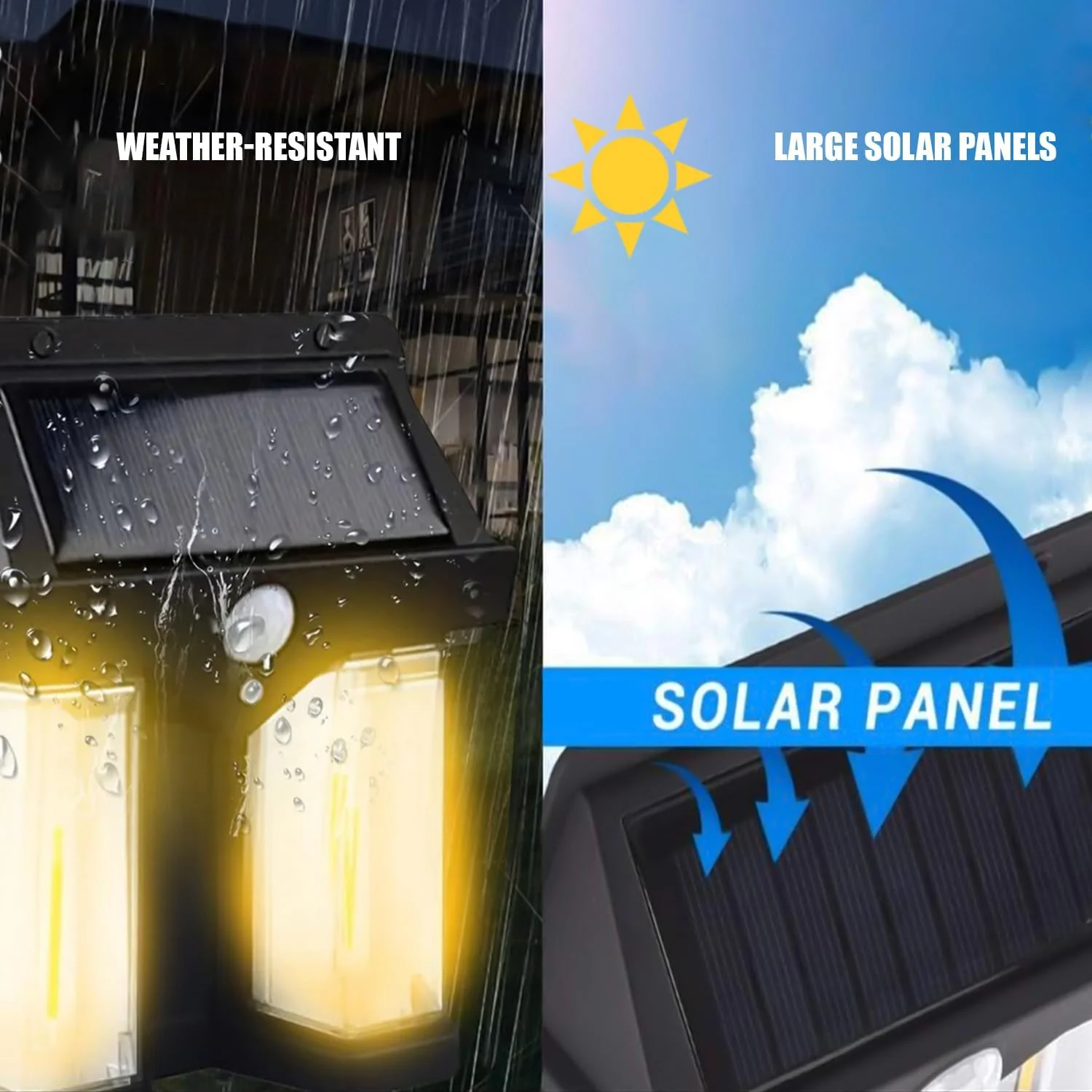 Outdoor Solar Wall Lamp Waterproof High Quality Induction Garden Night Lamp 1 Pc - Image 7