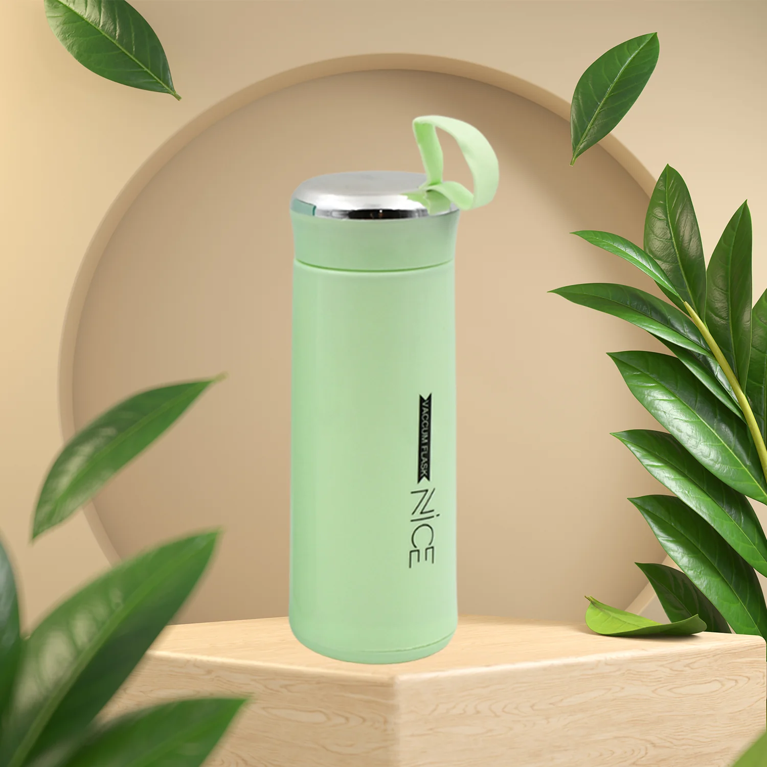 Water Bottle 400 ML Leak Proof Glass Bottle for Daily Water  1 Pc - Image 3