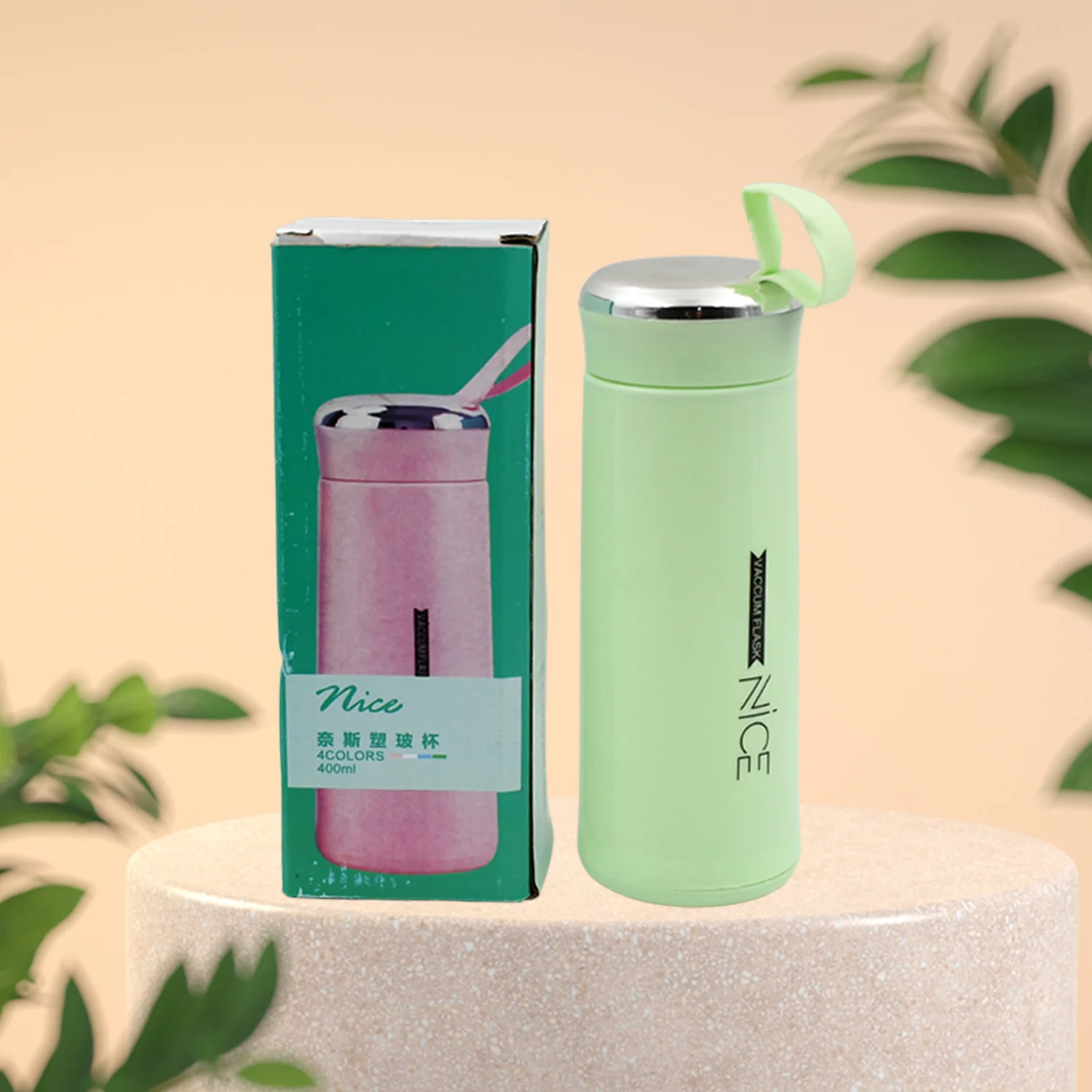 Water Bottle 400 ML Leak Proof Glass Bottle for Daily Water  1 Pc - Image 6