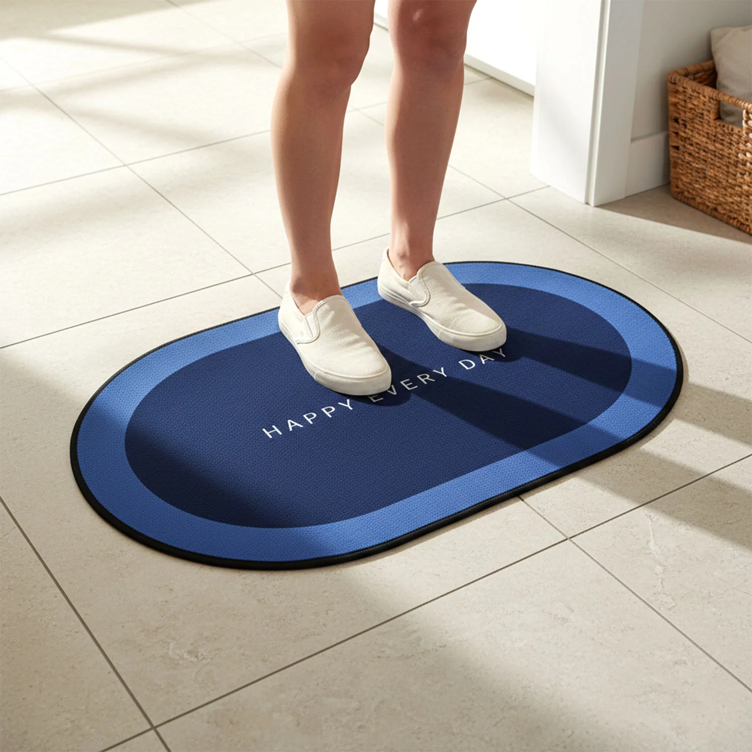 Anti slip Oval Mat, Super Absorbent Floor Mat, Bath Mat, Soft Carpet , bathmat - Image 11