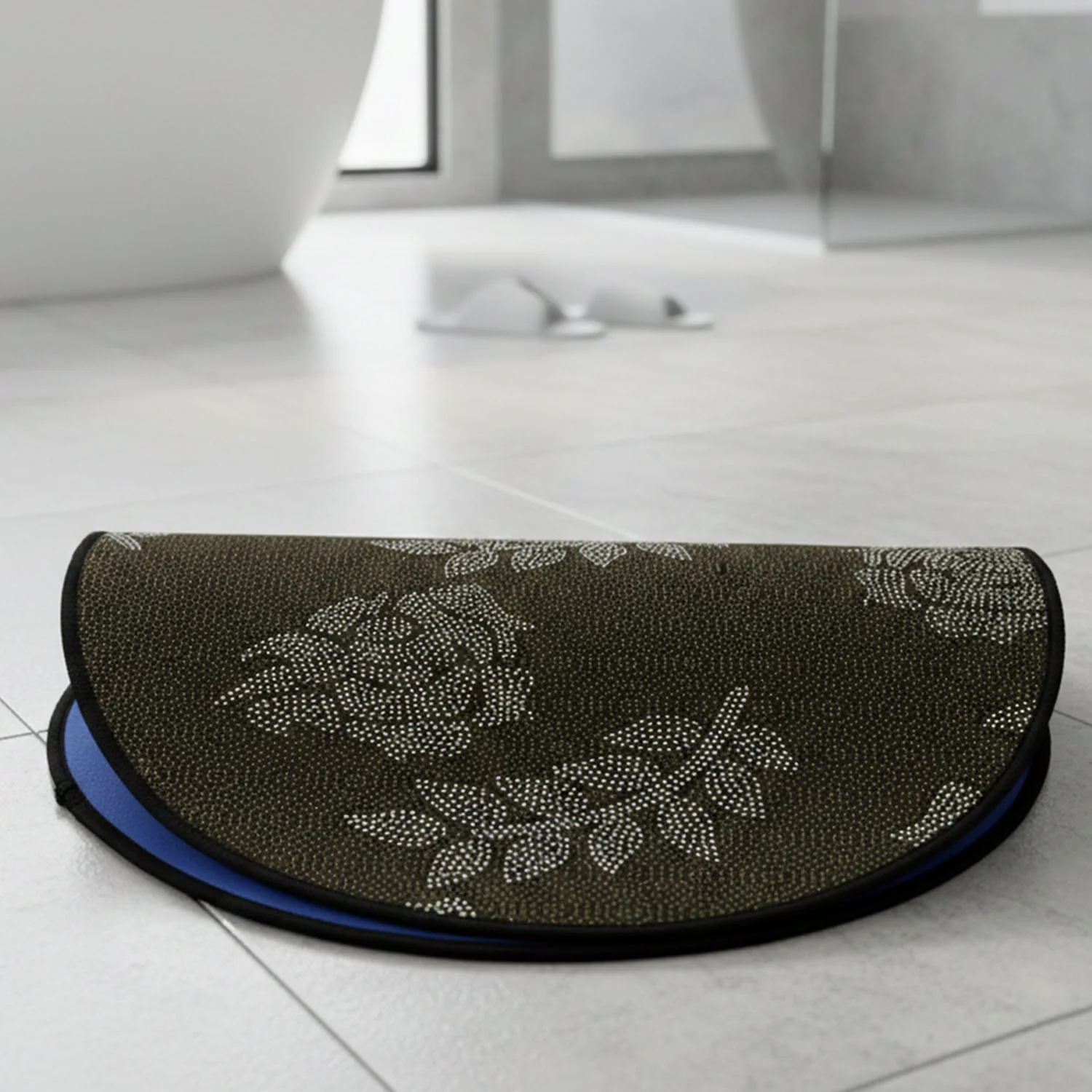 Anti slip Oval Mat, Super Absorbent Floor Mat, Bath Mat, Soft Carpet , bathmat - Image 9