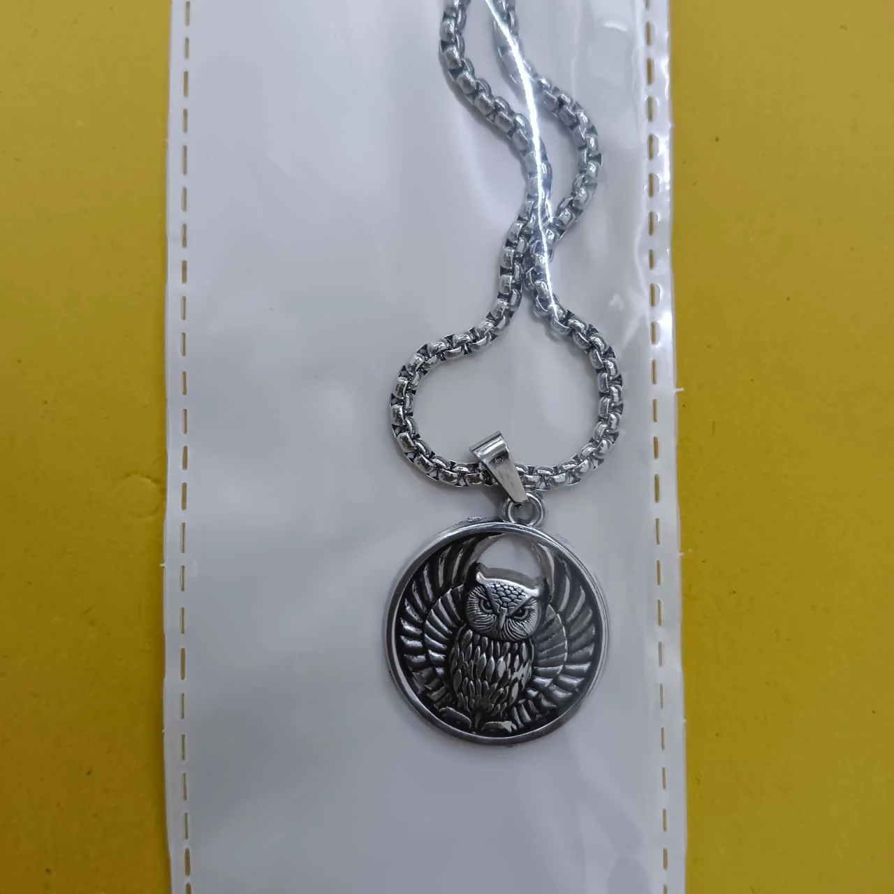 Owl Chain Pendant For Men - Image 5