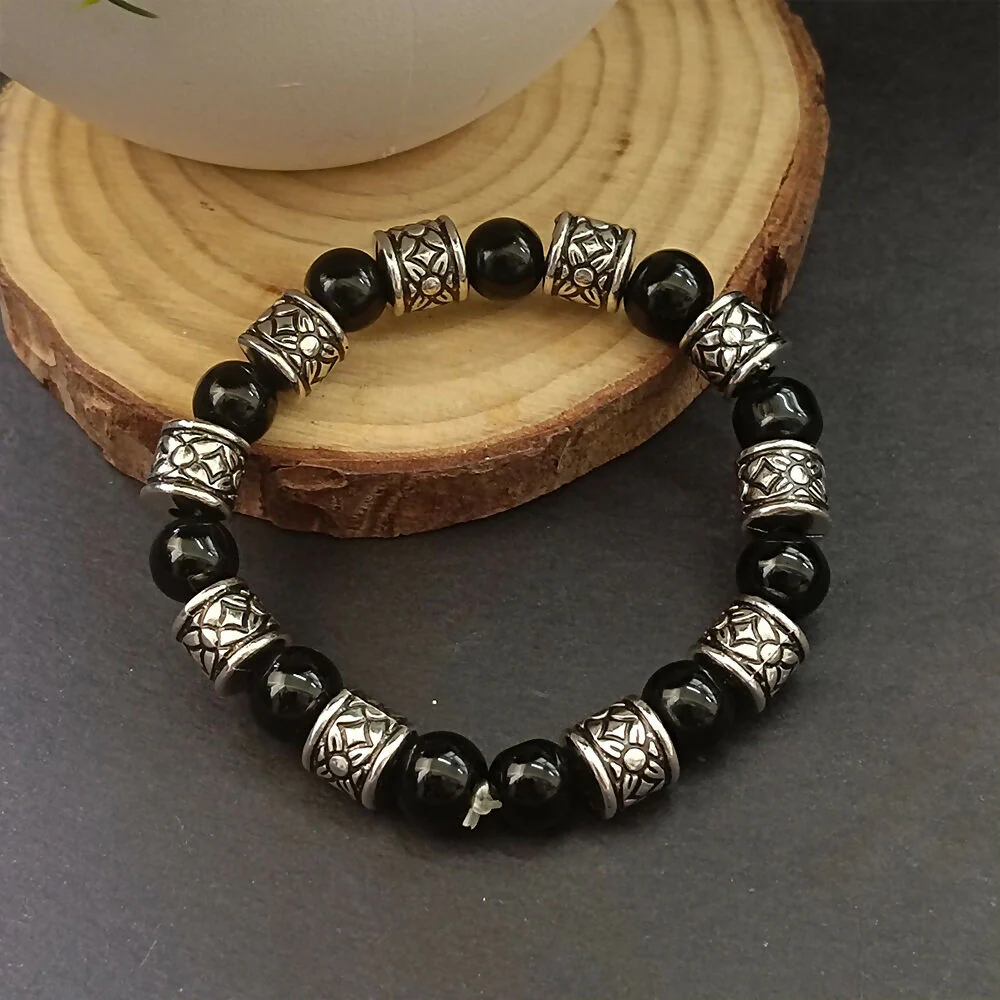 Oxidised Beads Bracelet - Image 3