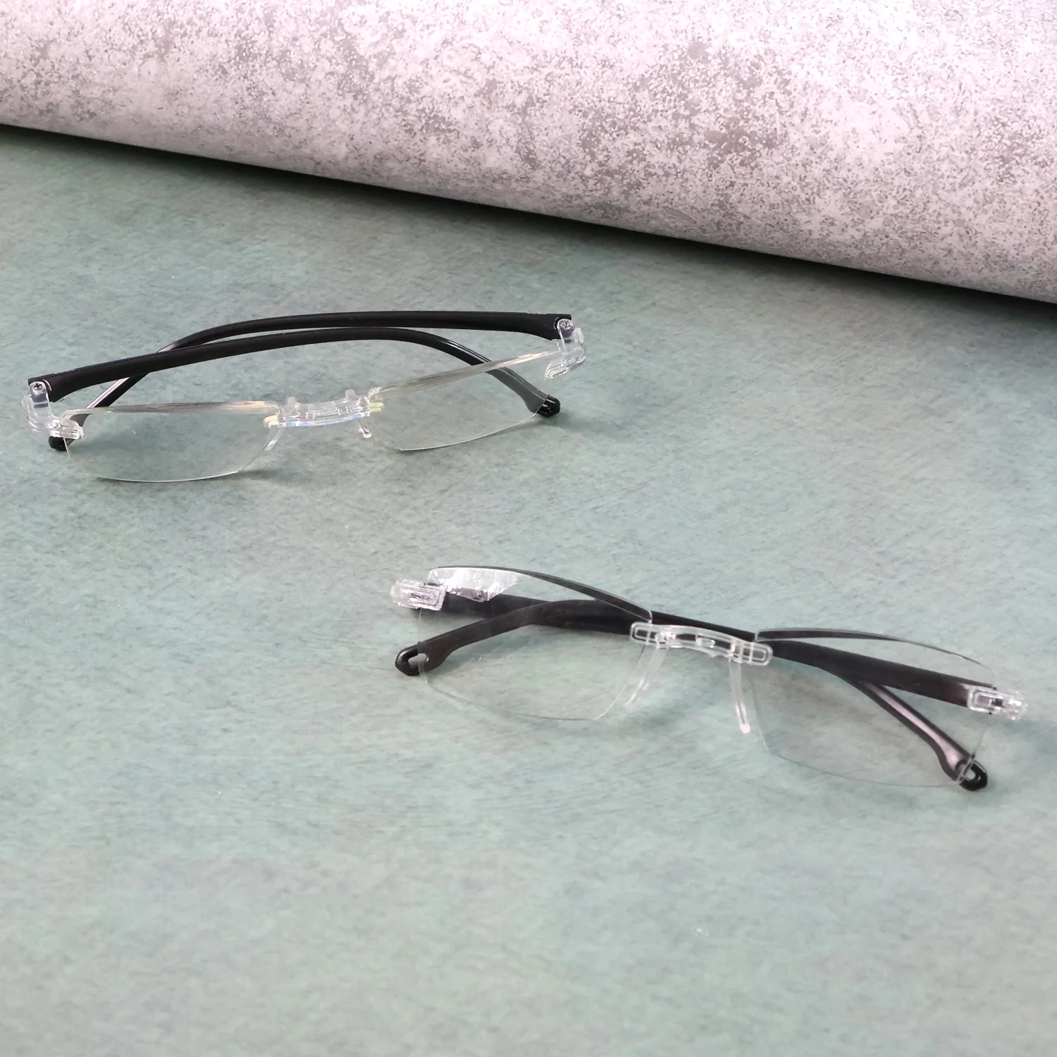 Pack of 2 Rimless Reading Glasses – Lightweight Comfort Readers - Image 6